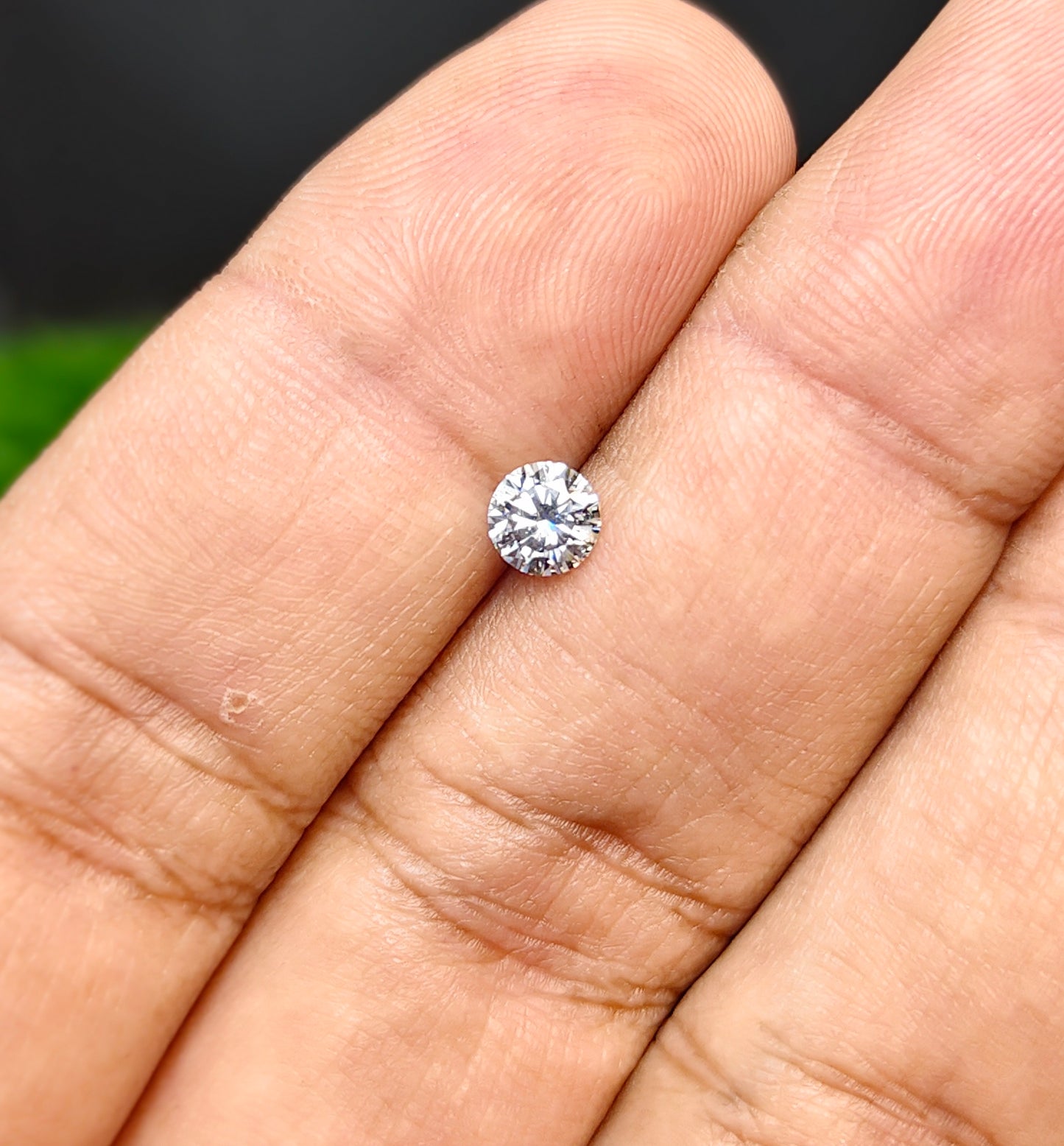 White Moissanite With Gra Lab Certificate