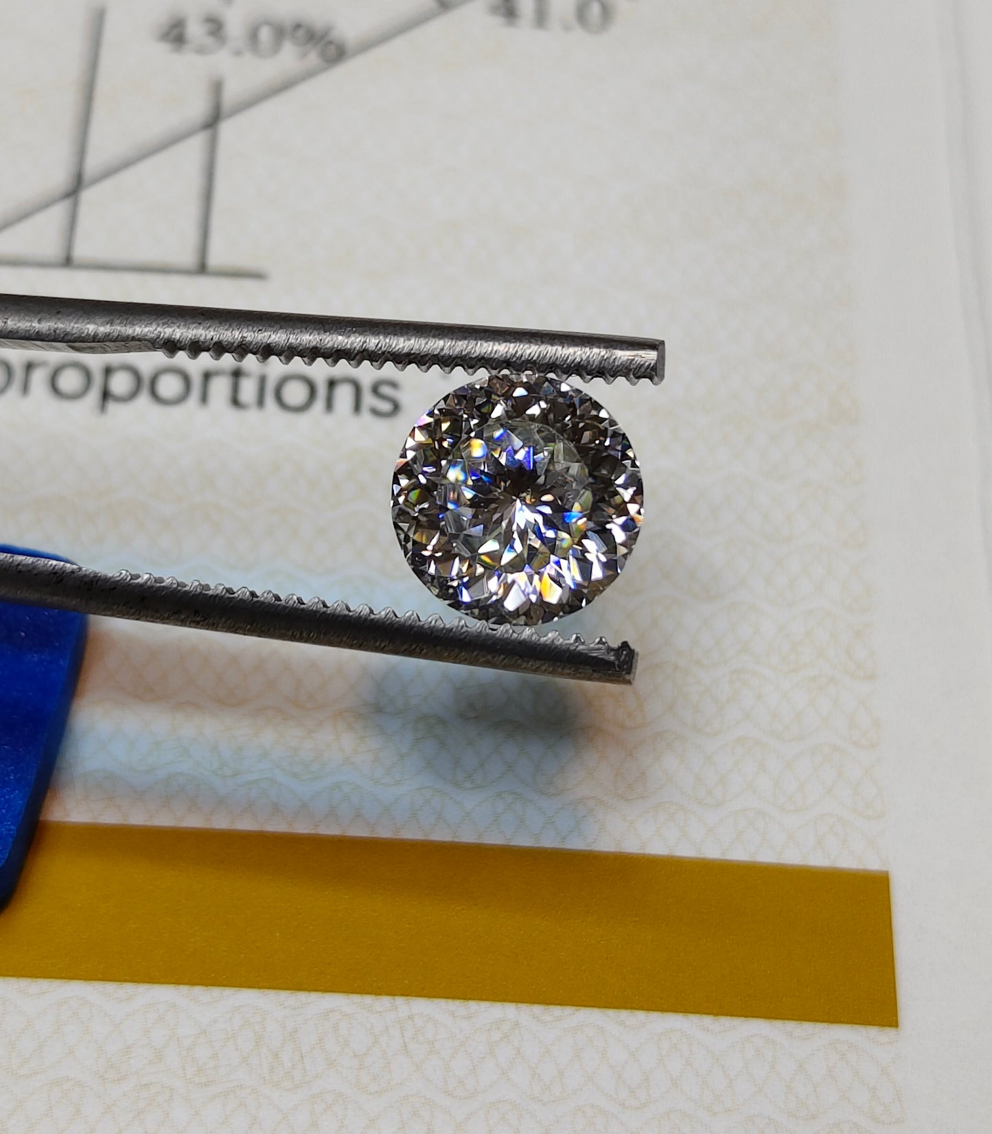 Russain Cut Moissanite With Gra Lab Certificate