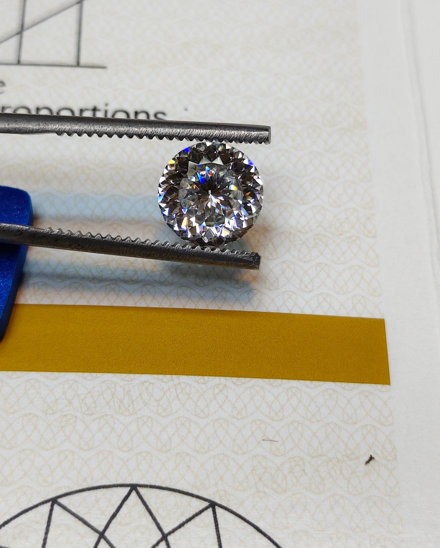 Russain Cut Moissanite With Gra Lab Certificate