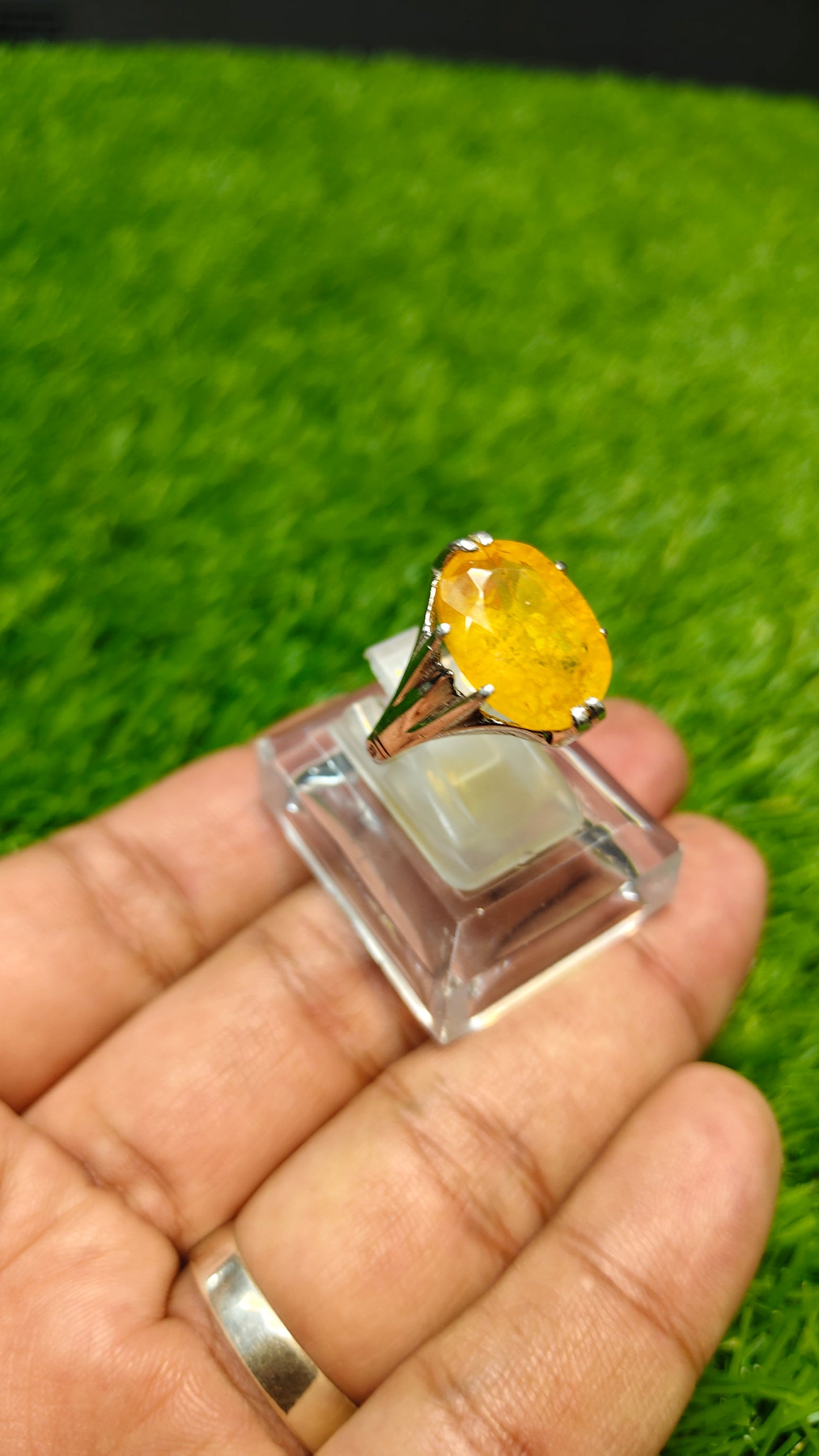 Premium Quality Pukhraj Ring