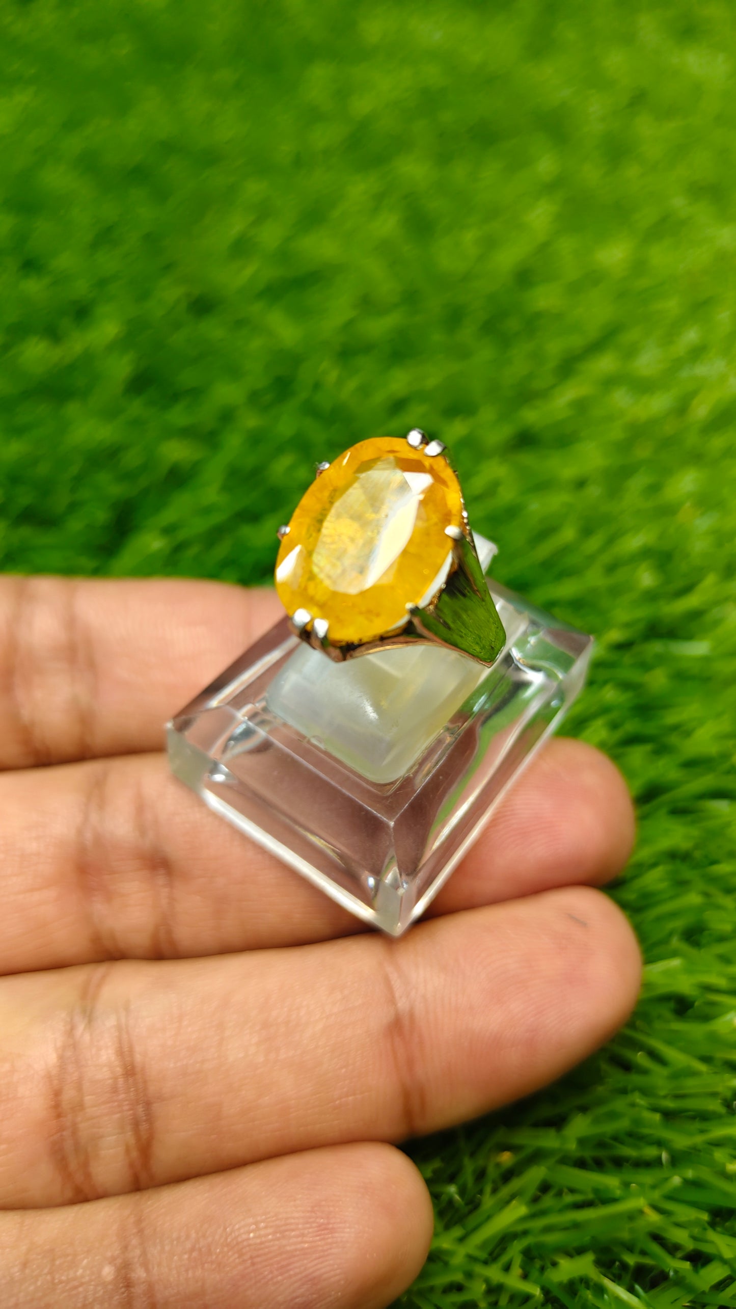 Premium Quality Pukhraj Ring