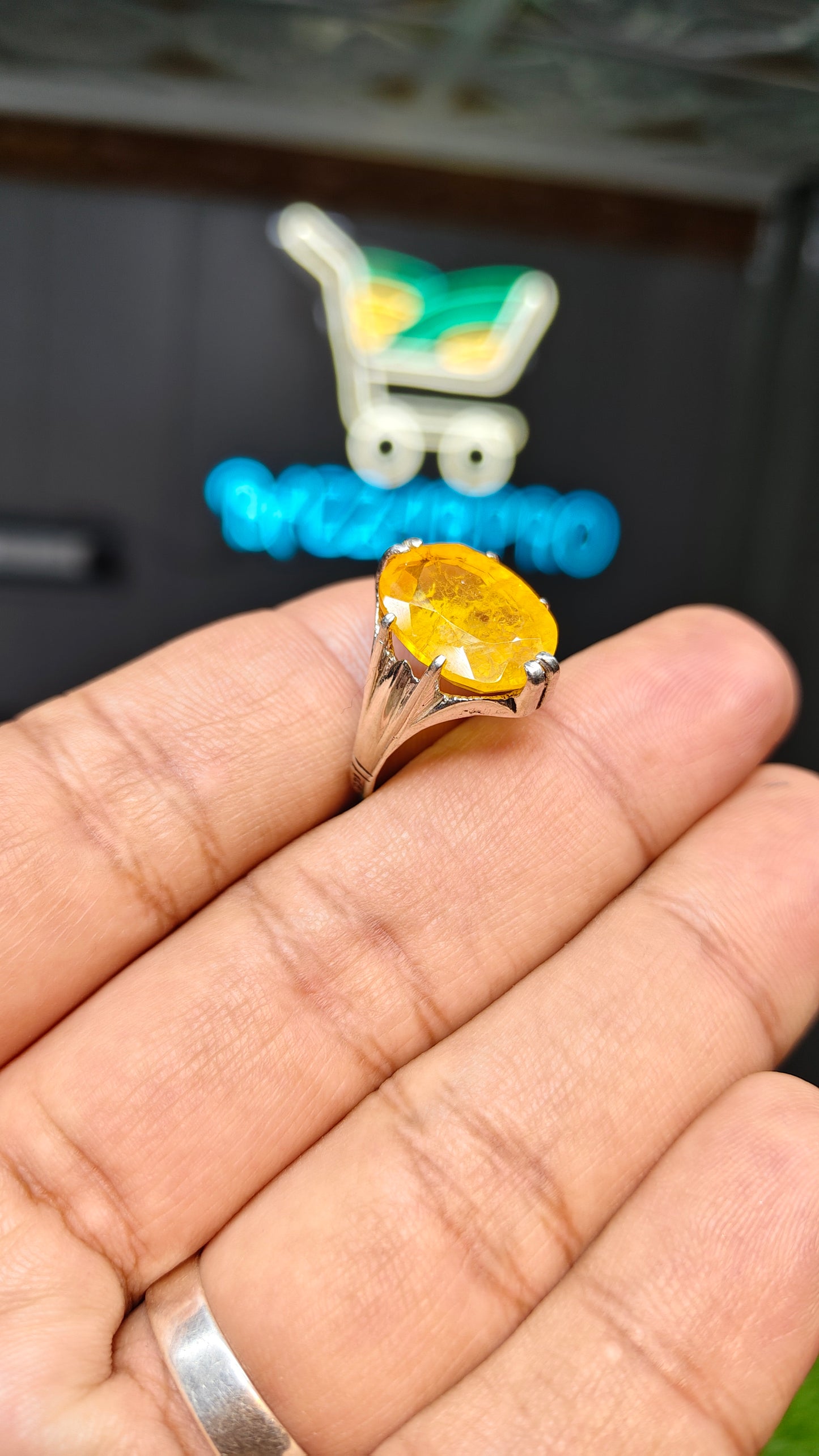 Premium Quality Pukhraj Ring