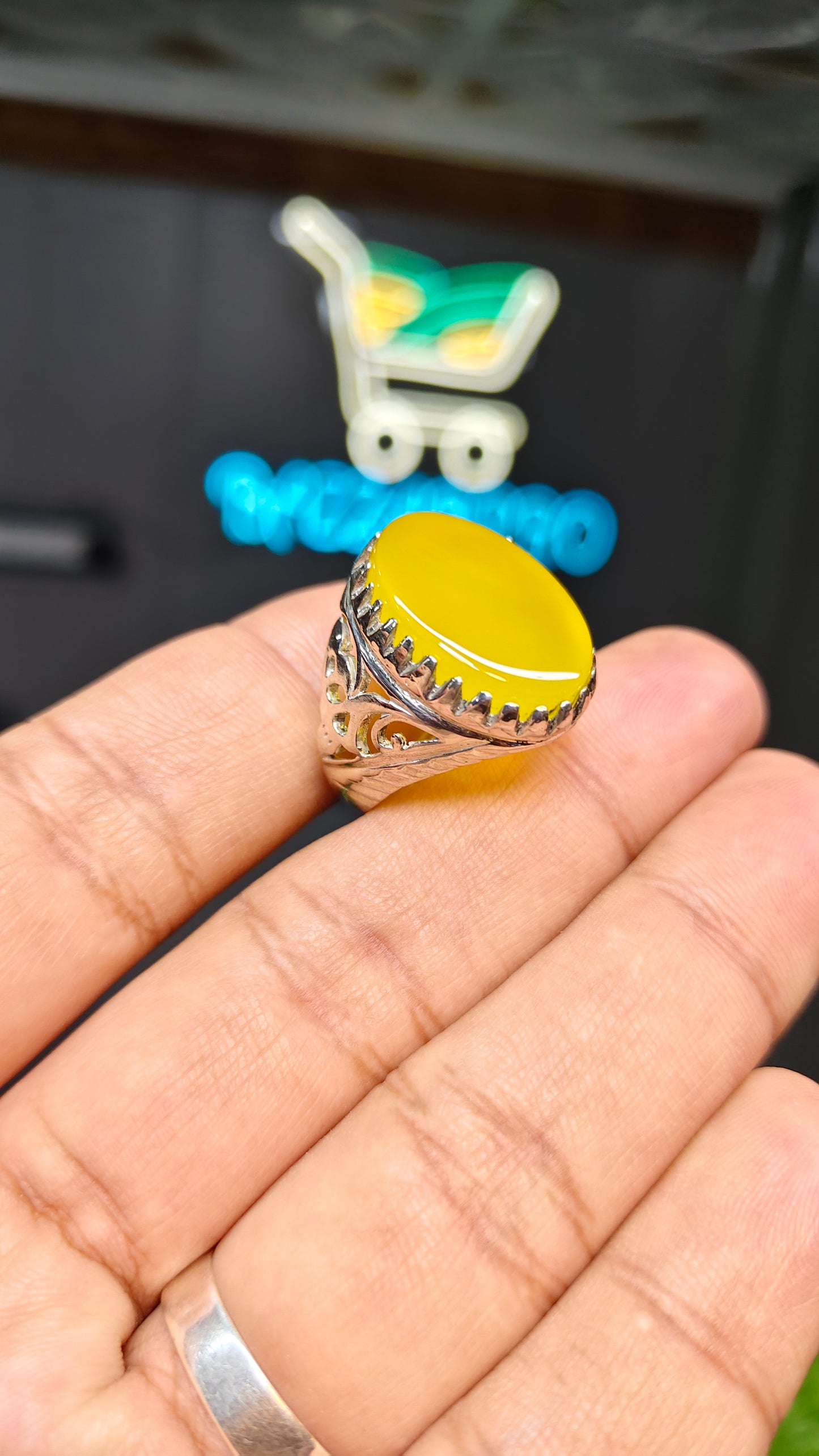 Premium Quality Zarad AqeeqRing