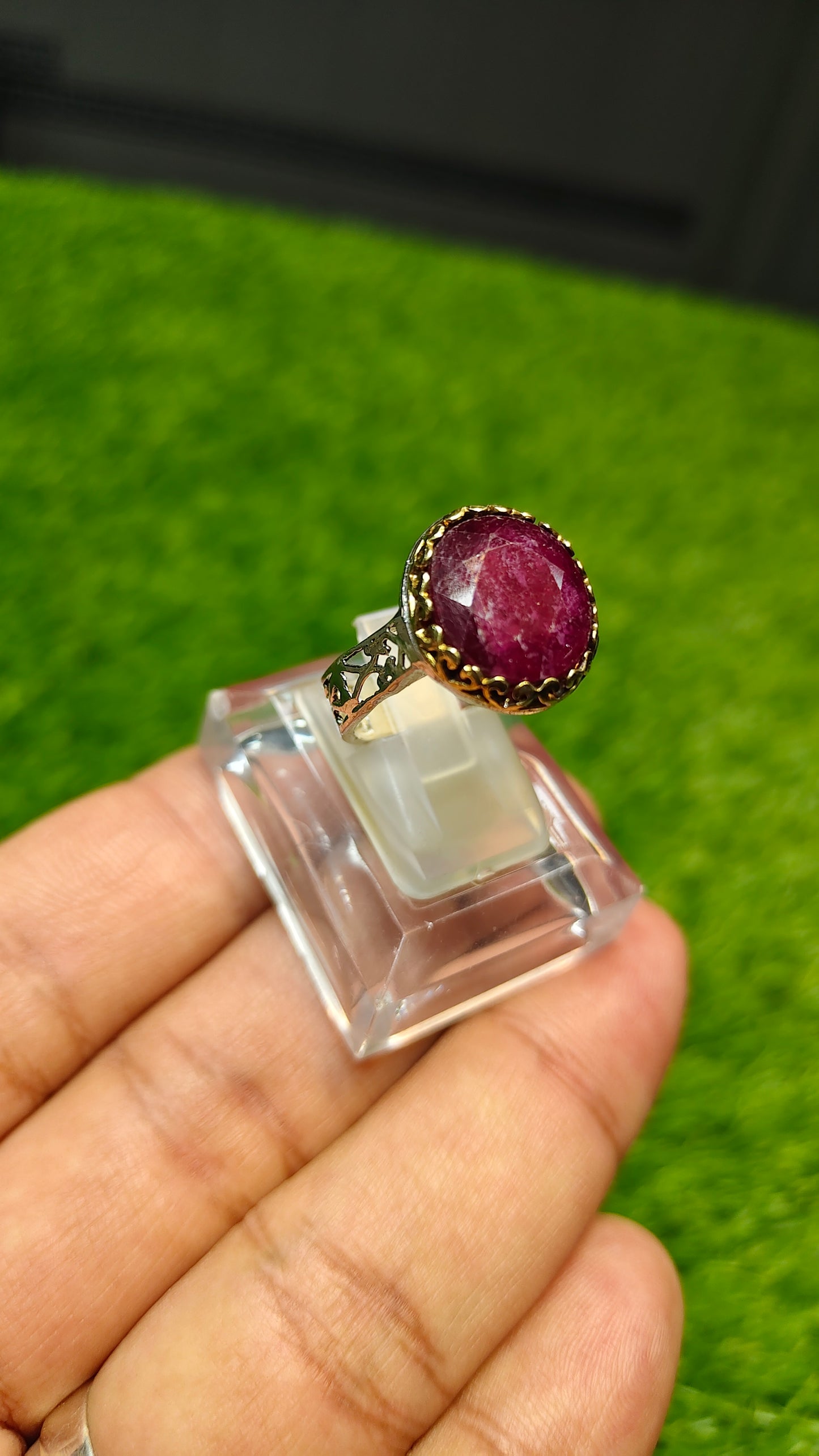 Premium Quality Blood Color Ruby Ring