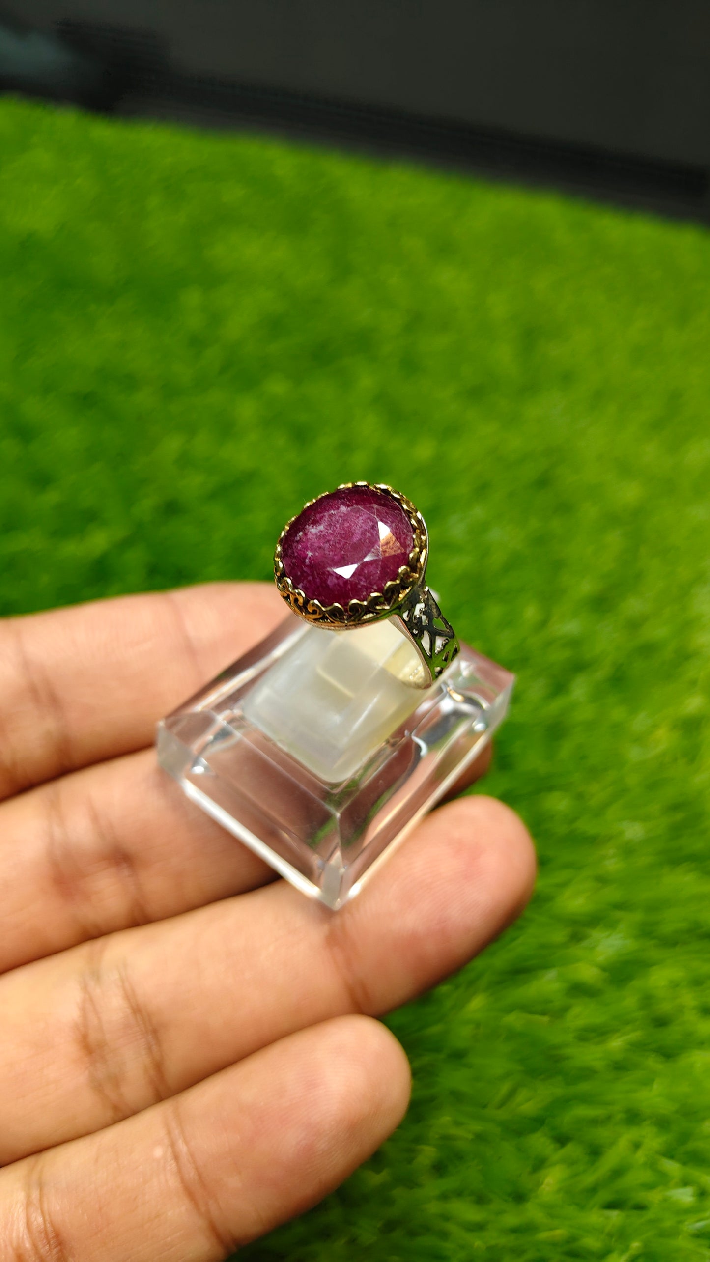 Premium Quality Blood Color Ruby Ring