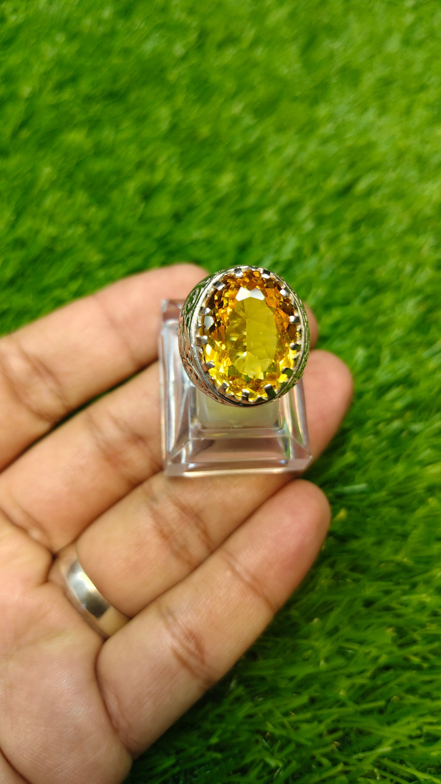 Premium Quality Lemon Topaz Ring