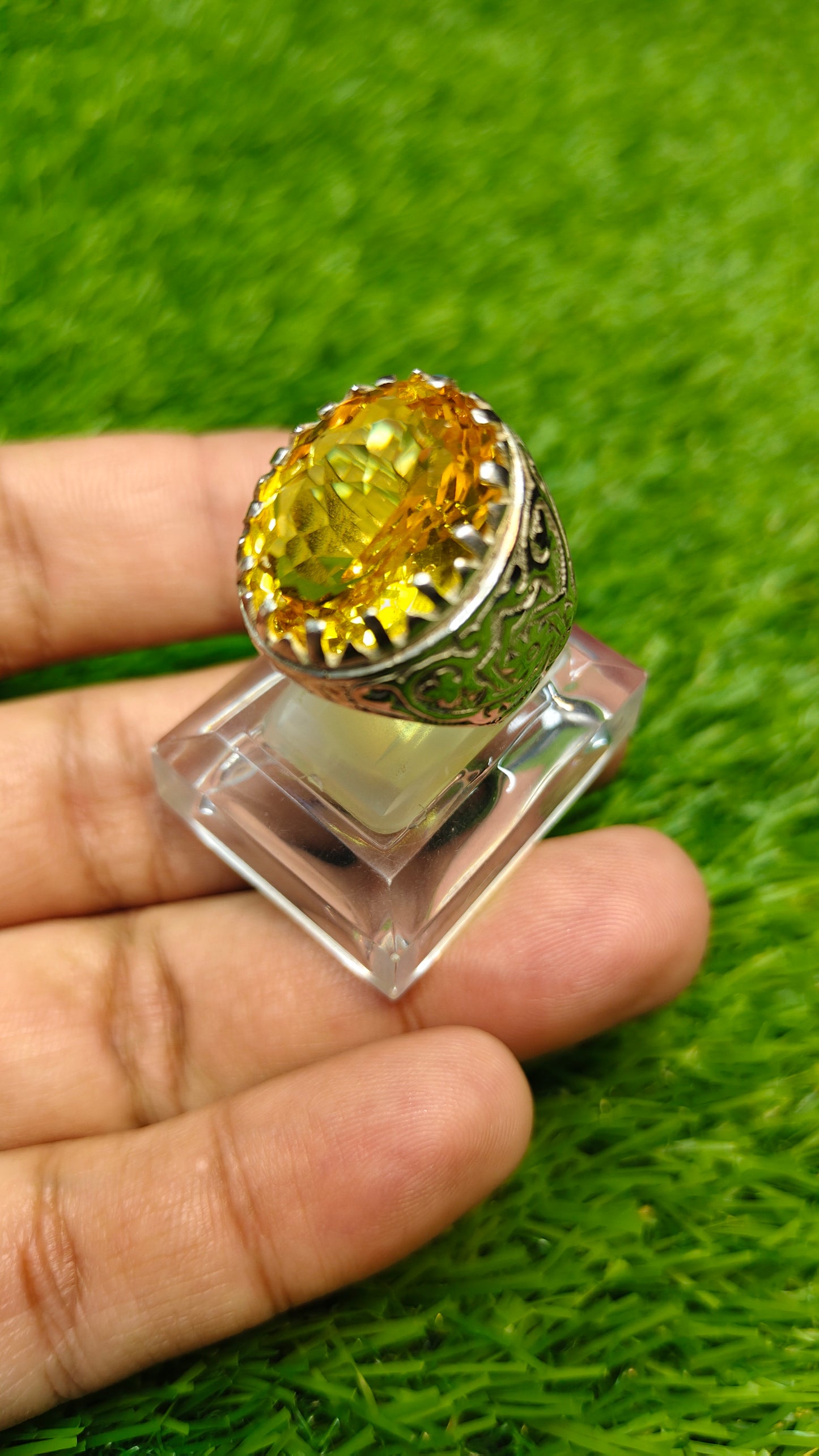 Premium Quality Lemon Topaz Ring