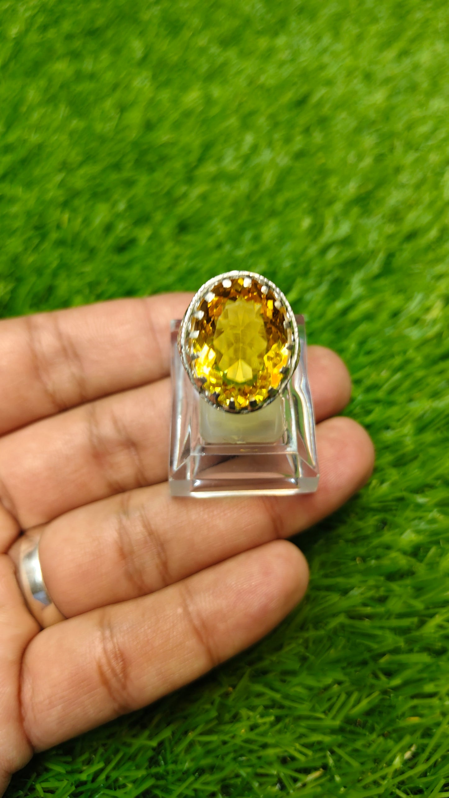 Premium Quality Lemon Topaz Ring