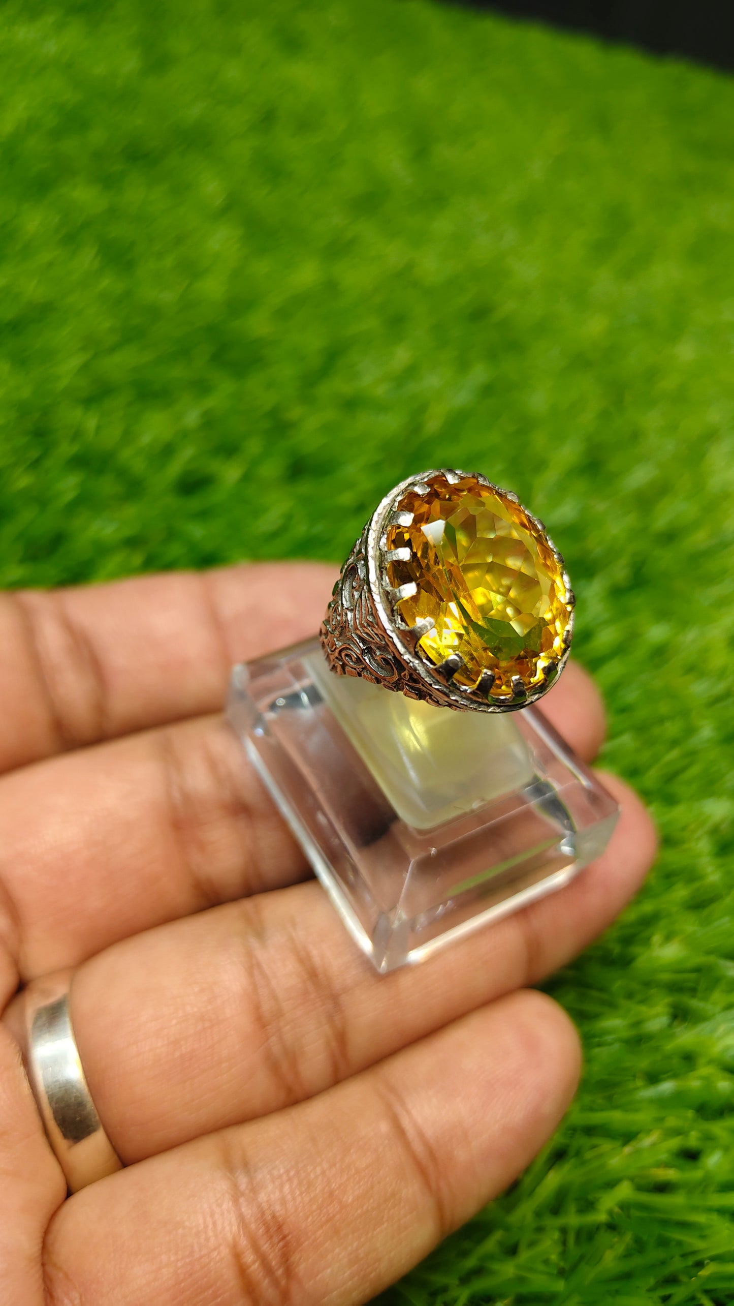 Premium Quality Lemon Topaz Ring