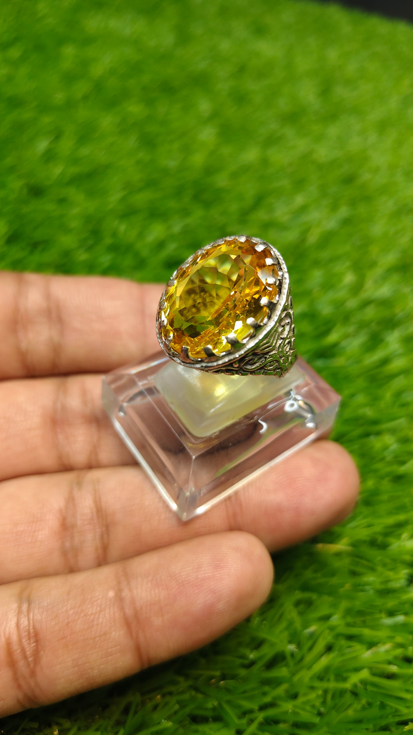 Premium Quality Lemon Topaz Ring