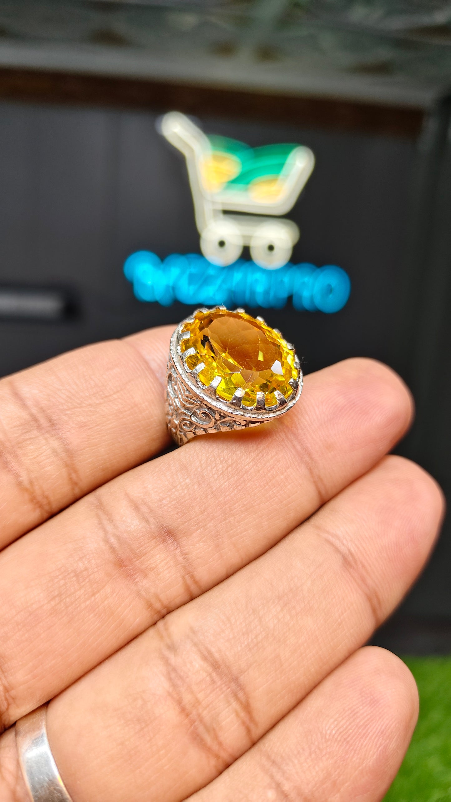 Premium Quality Lemon Topaz Ring