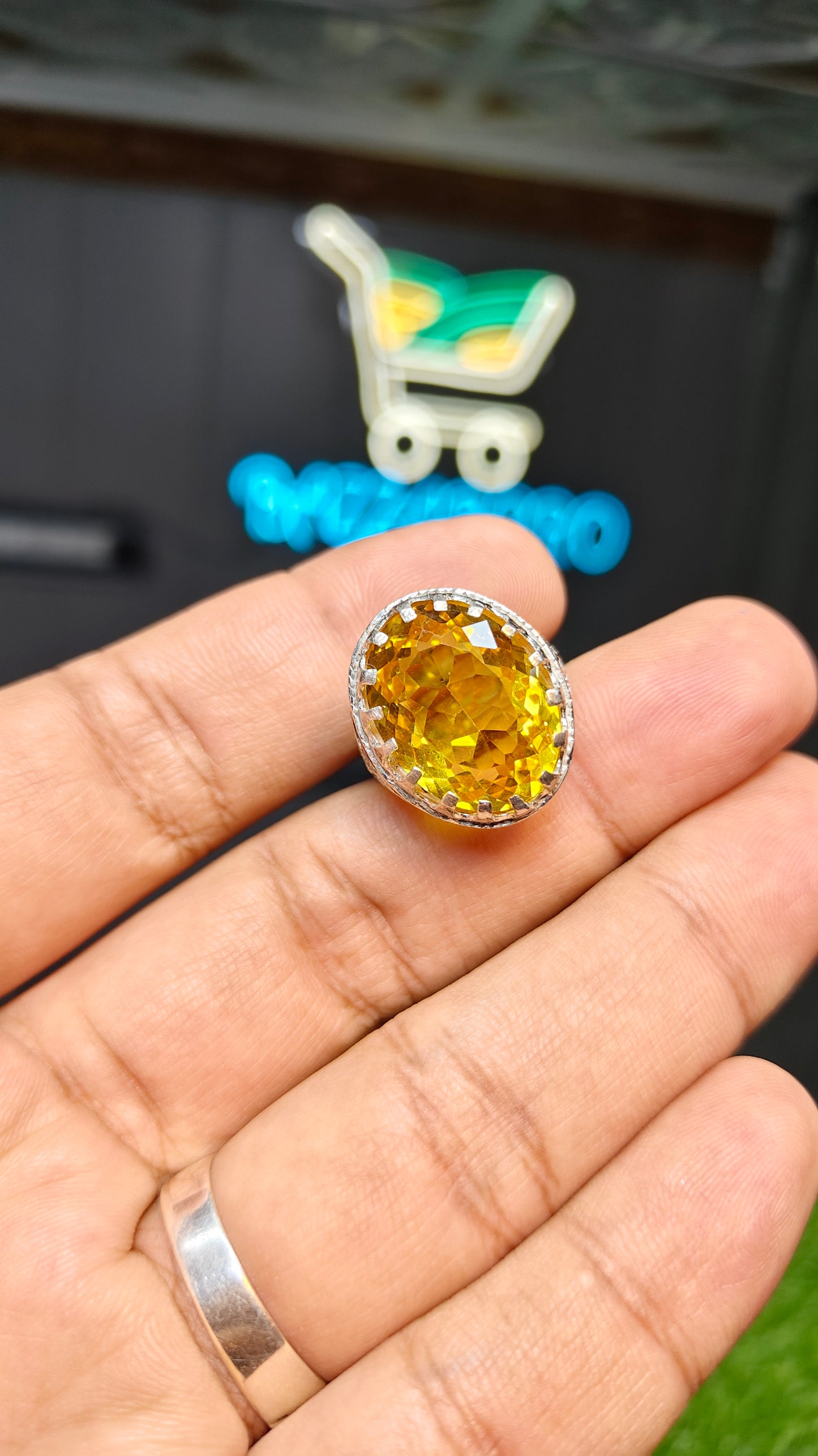 Premium Quality Lemon Topaz Ring