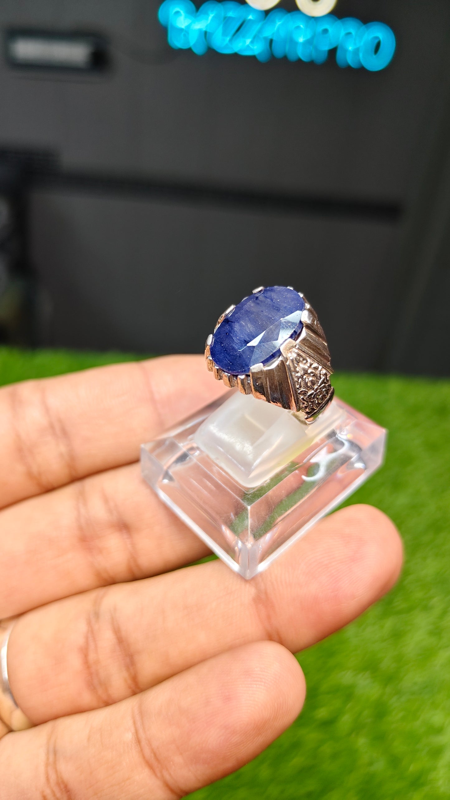 Premium Quality Neelam Ring