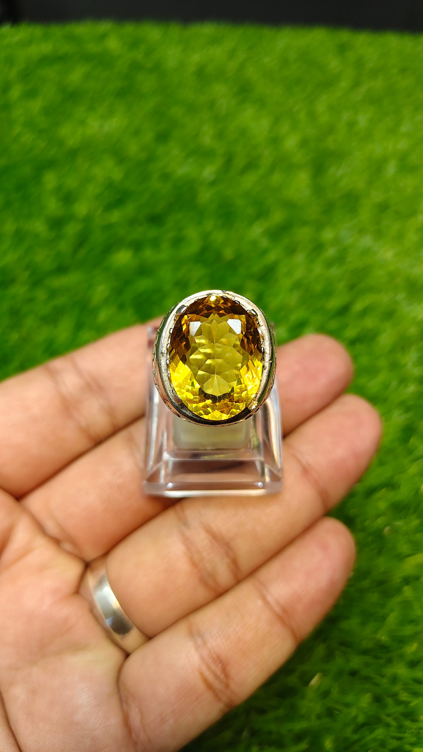 Premium Quality Lemon Topaz Ring