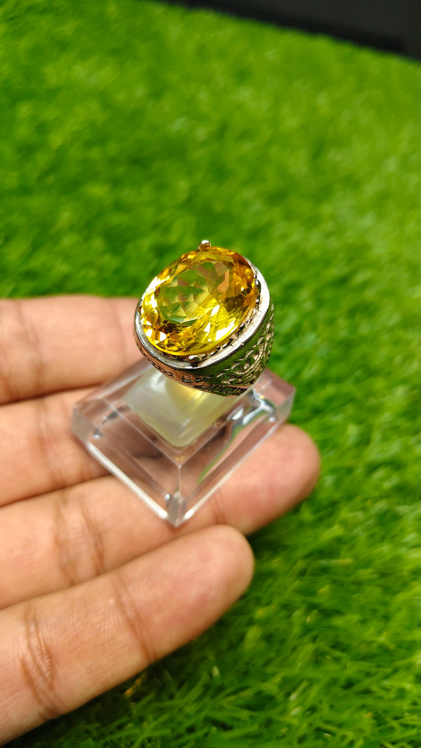 Premium Quality Lemon Topaz Ring