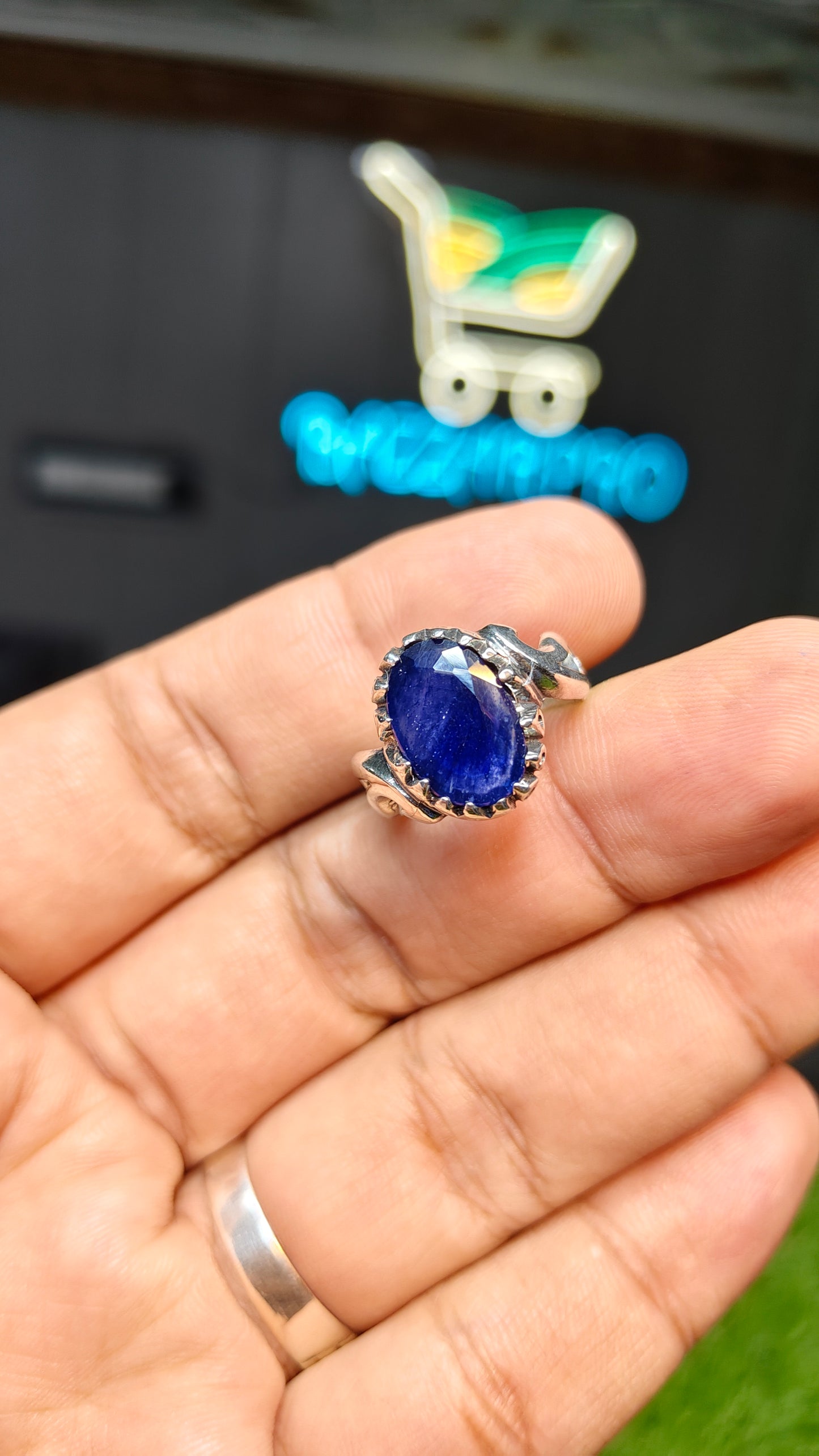 Premium Quality Neelam Ring