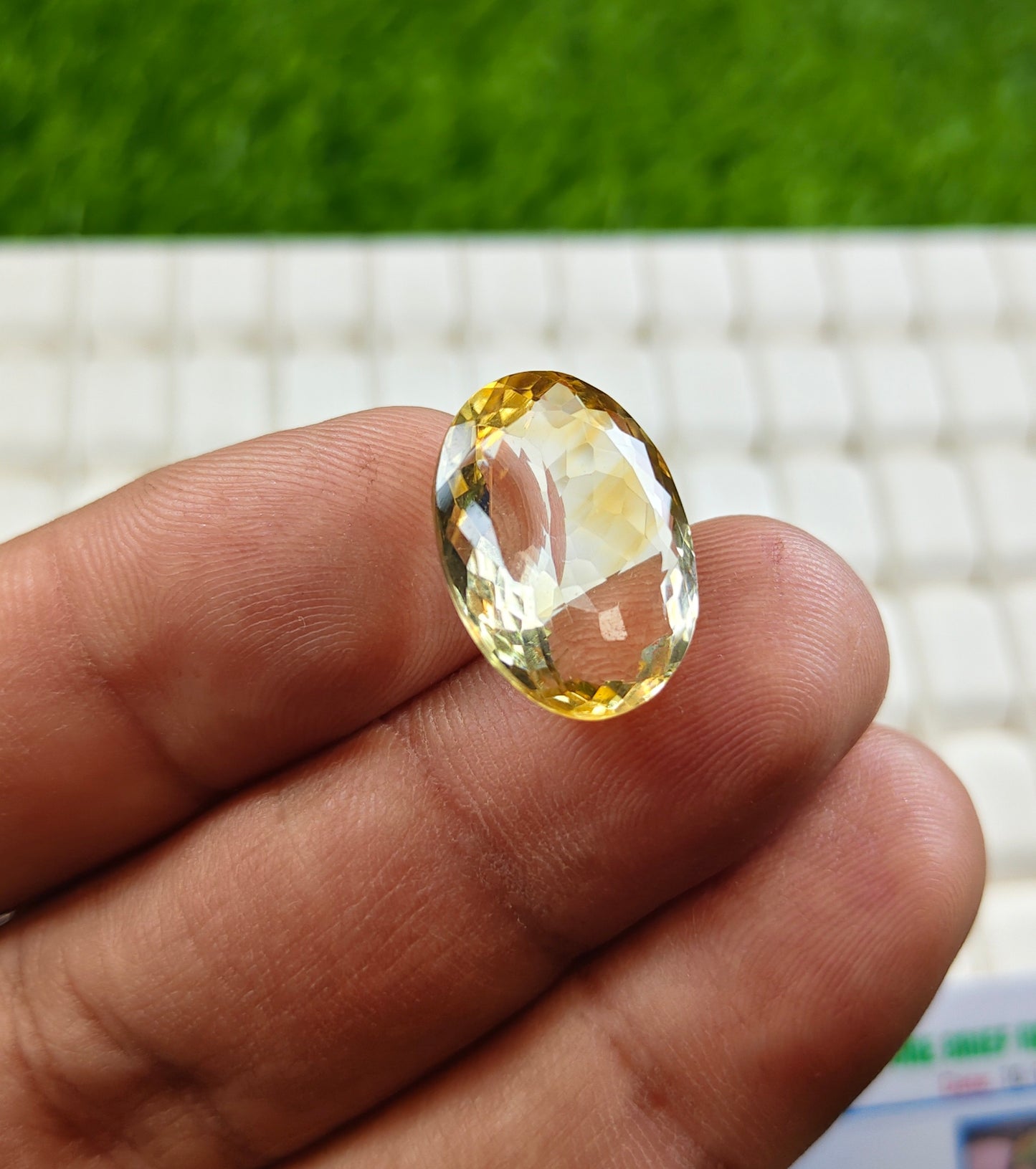 Natural Citrine With Lab Certificate