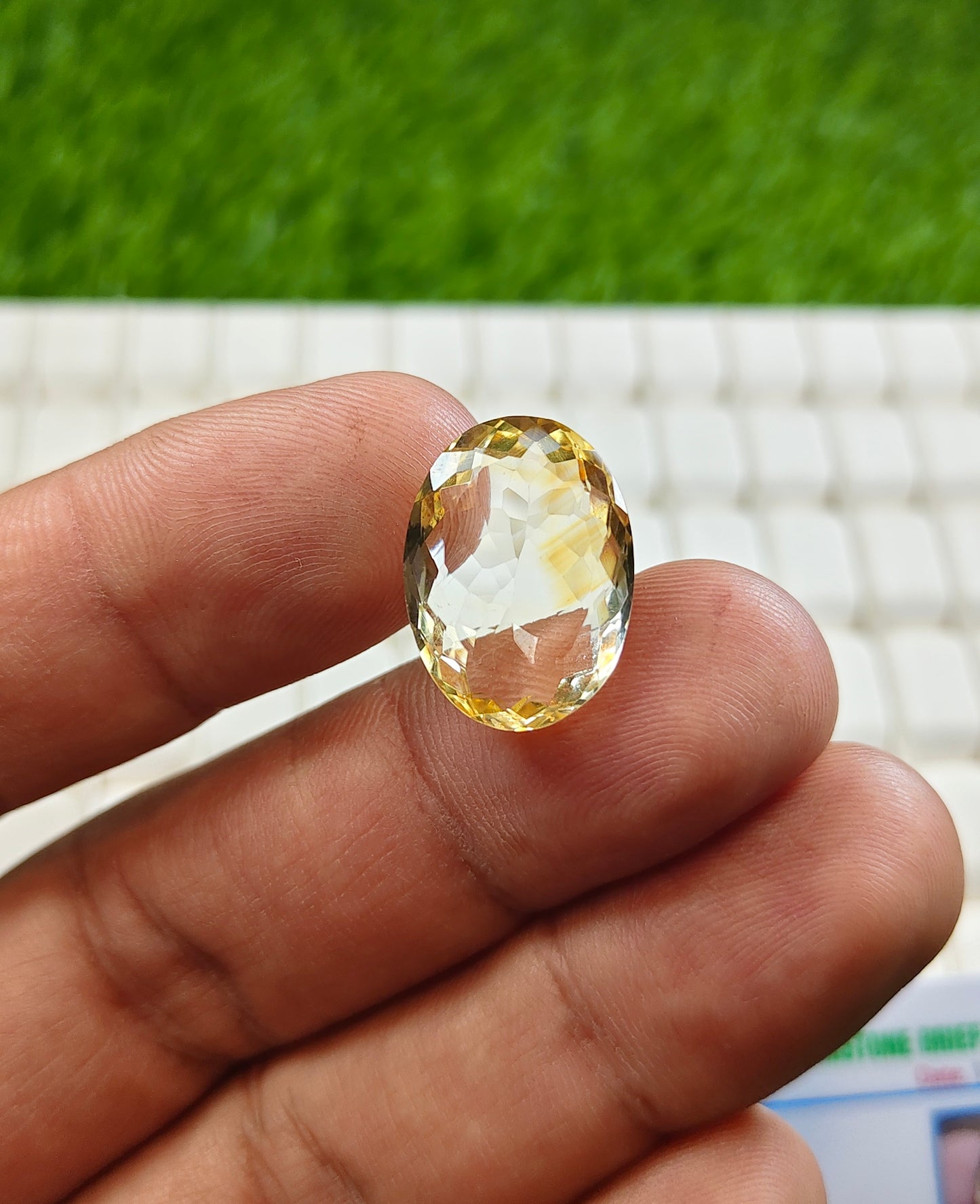 Natural Citrine With Lab Certificate