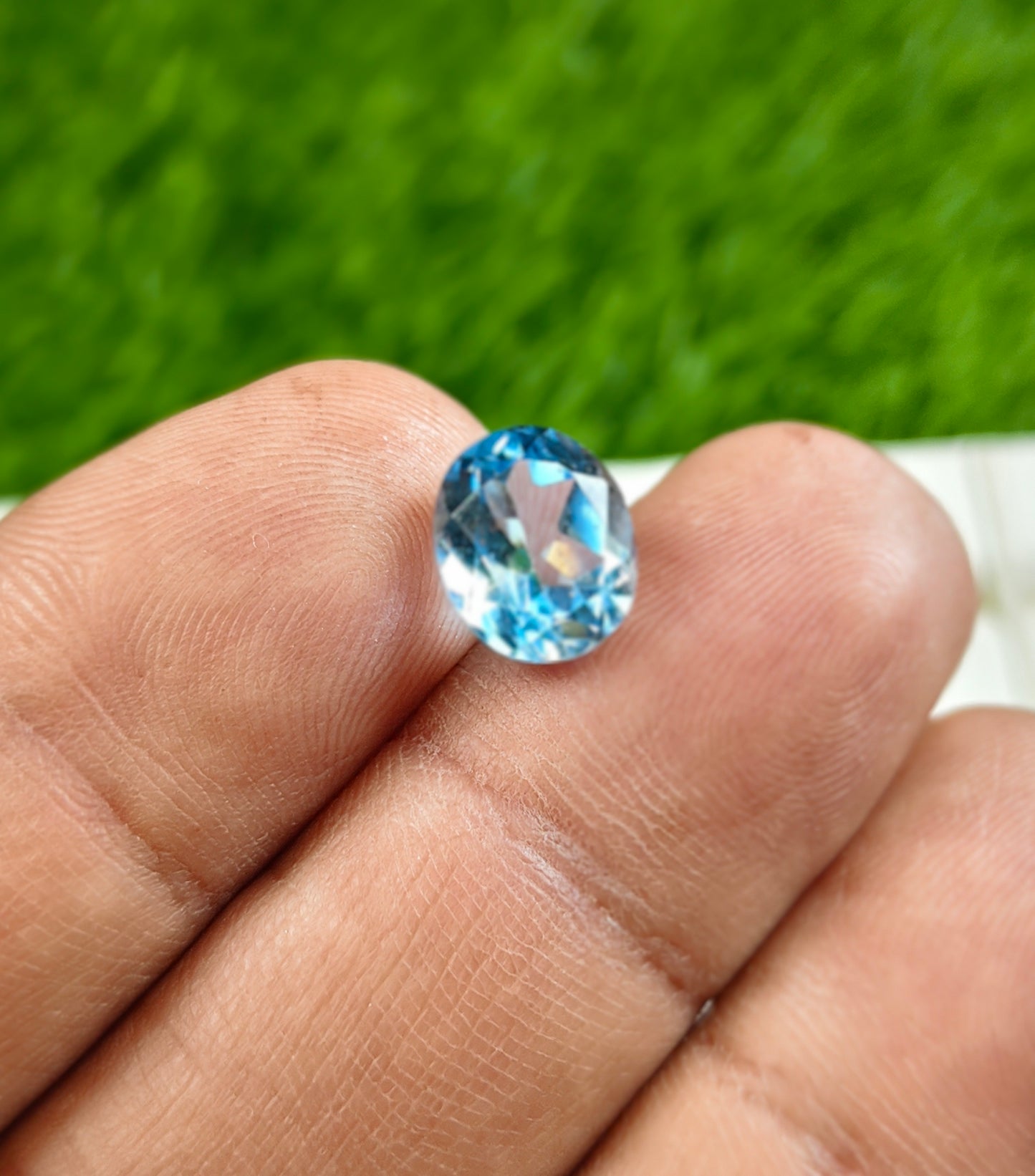 Blue Topaz With Lab Certificate