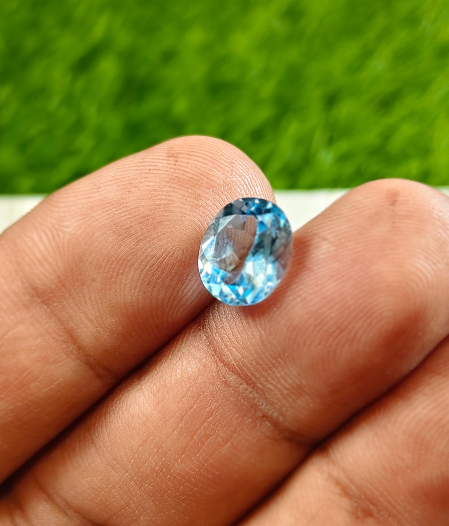 Blue Topaz With Lab Certificate