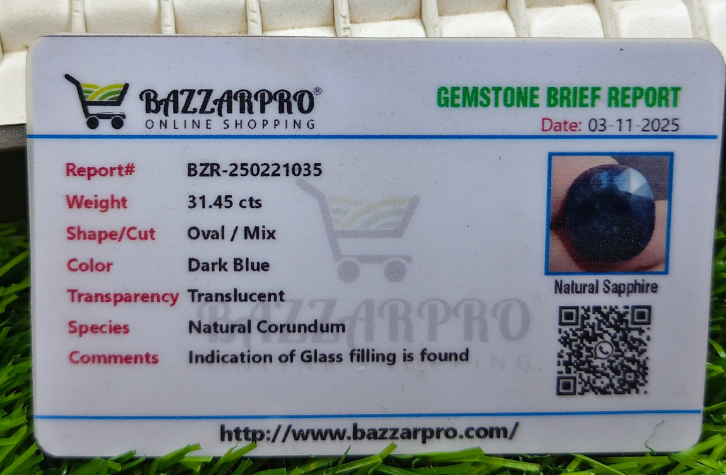 Neelam With Lab Certificate