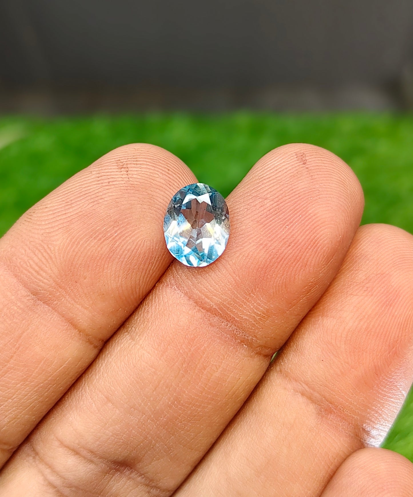 Blue Topaz With Lab Certificate