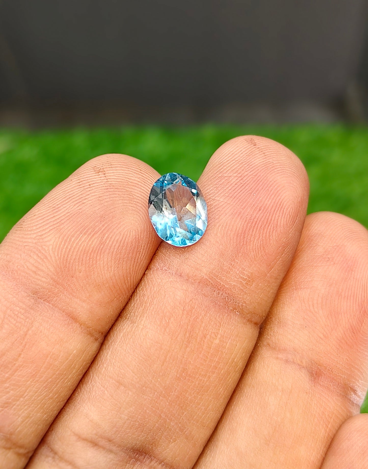 Blue Topaz With Lab Certificate