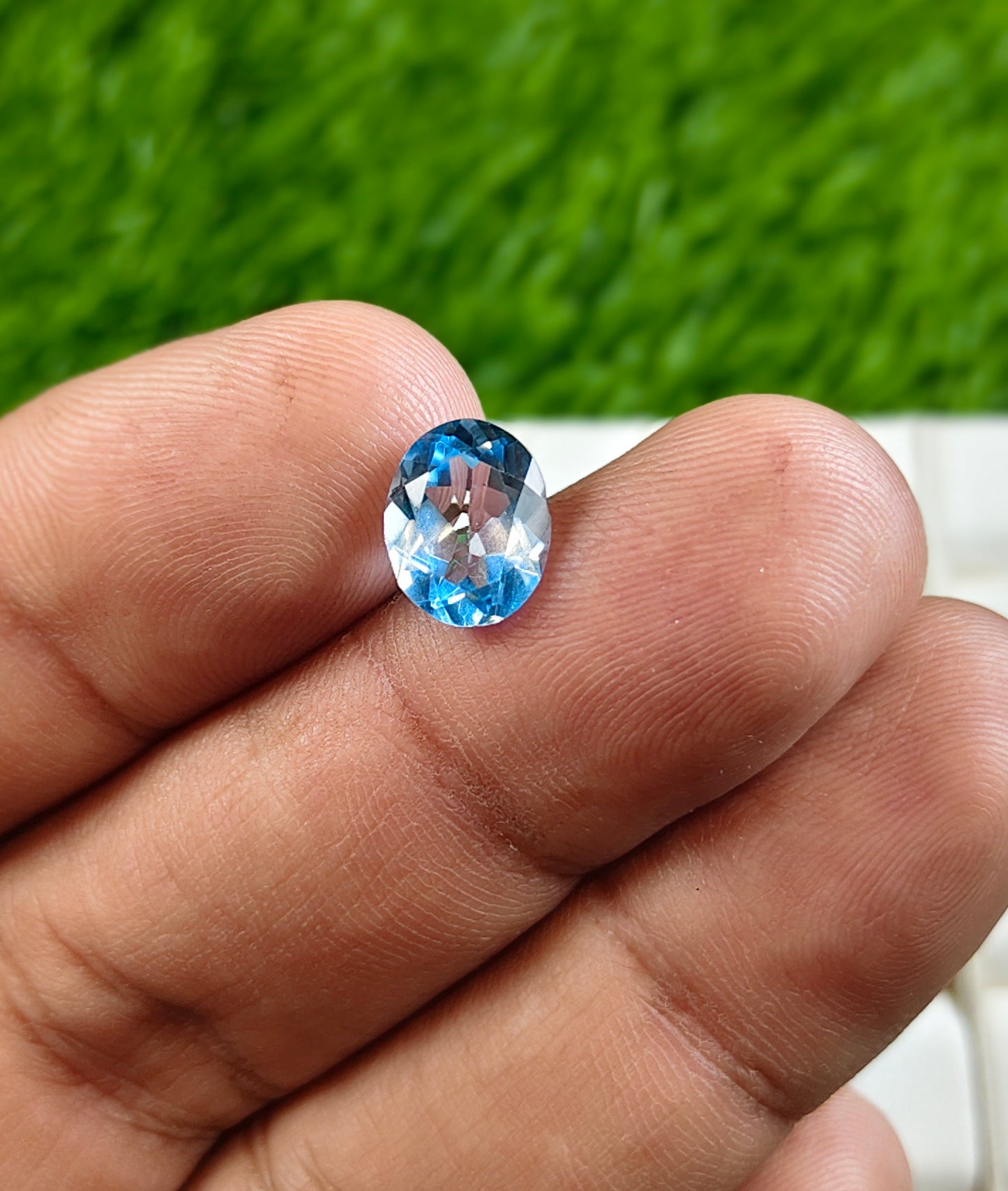 Blue Topaz With Lab Certificate