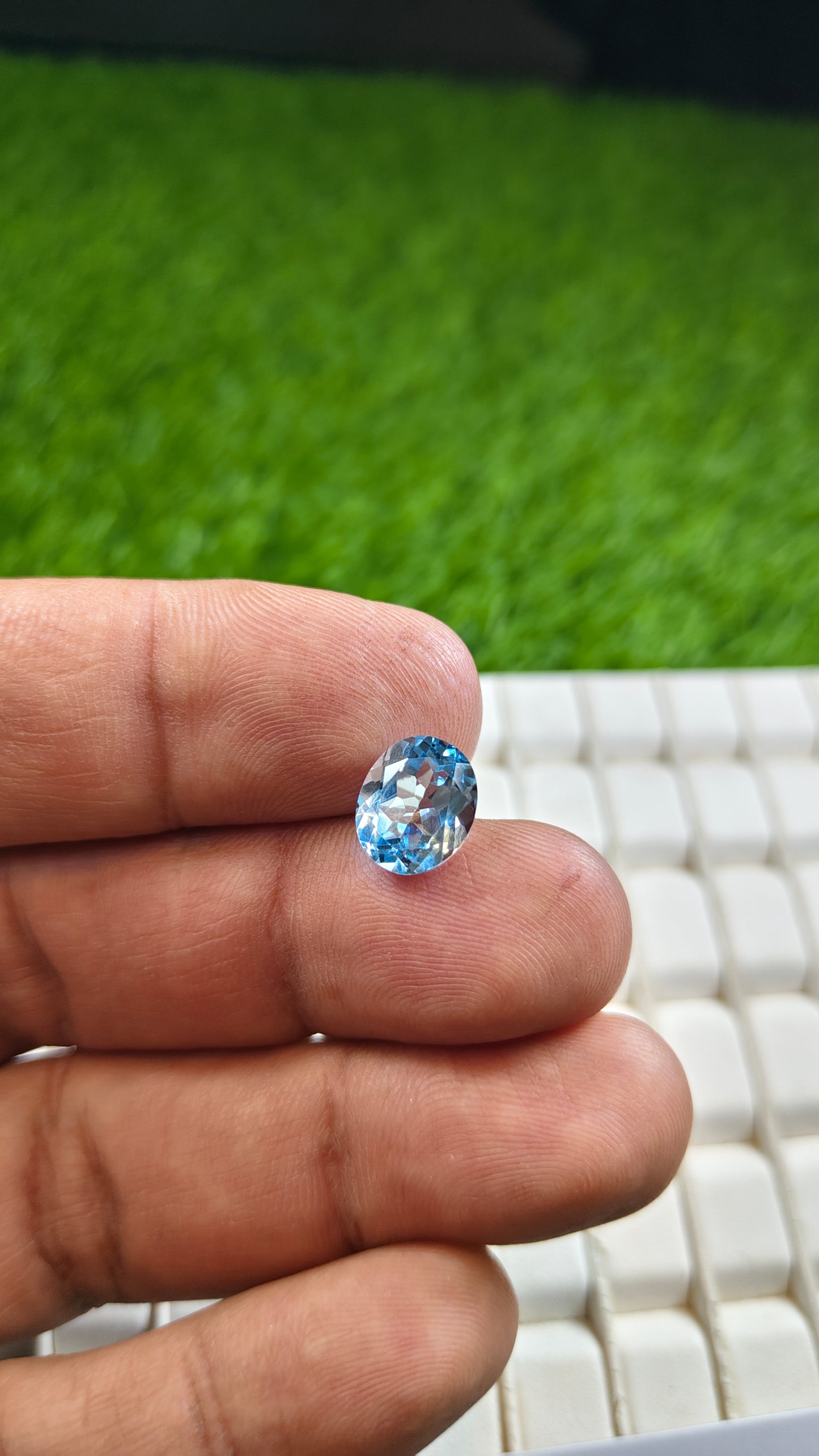 Blue Topaz With Lab Certificate