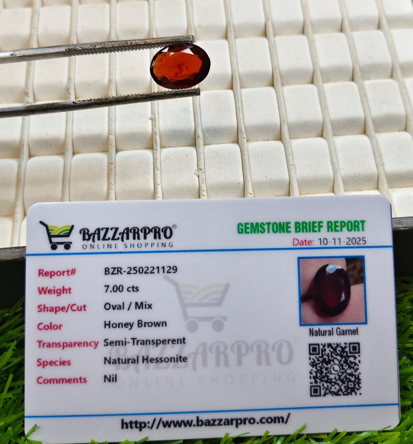 Premium Quality Garnet With Lab Certificate