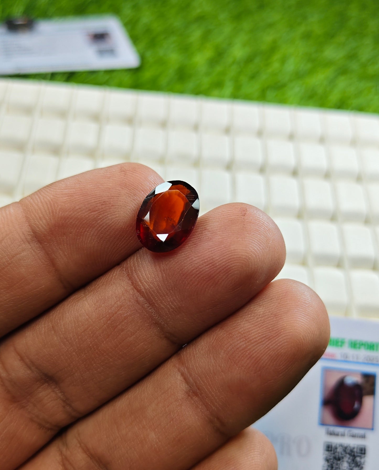 Premium Quality Garnet With Lab Certificate
