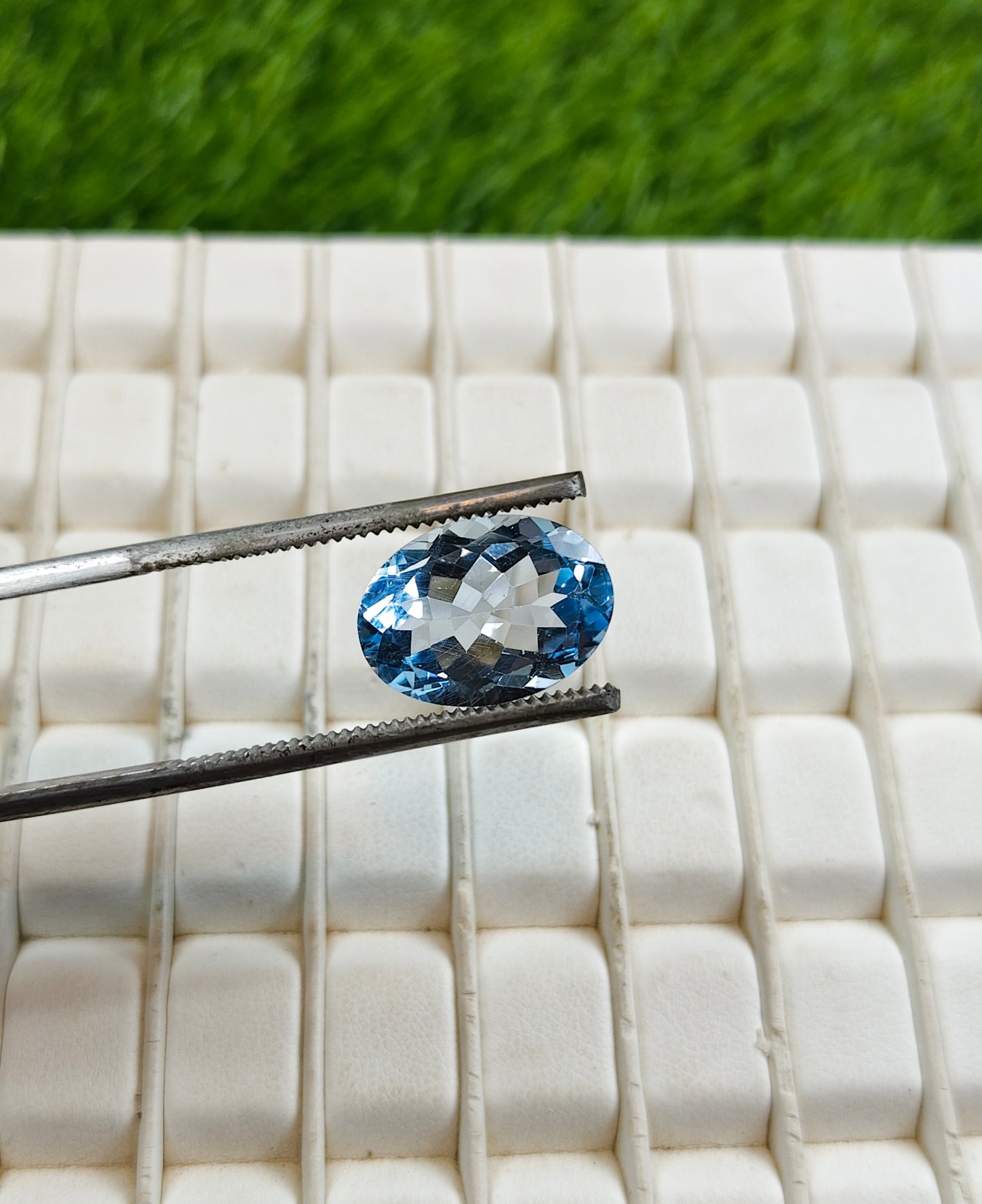 Natural Blue Topaz With Lab Certificate