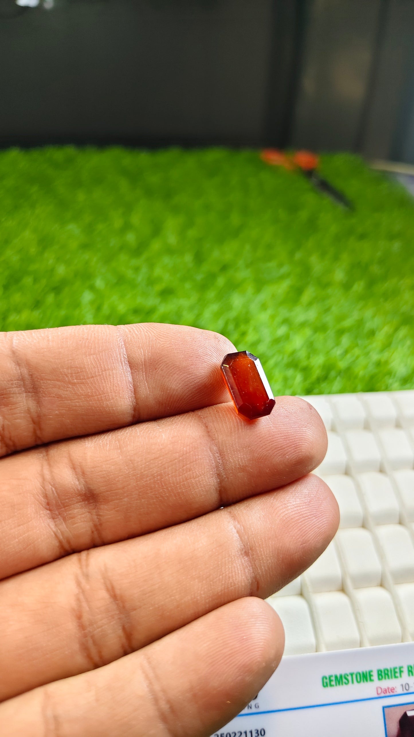 Blue Topaz With Lab Certificate