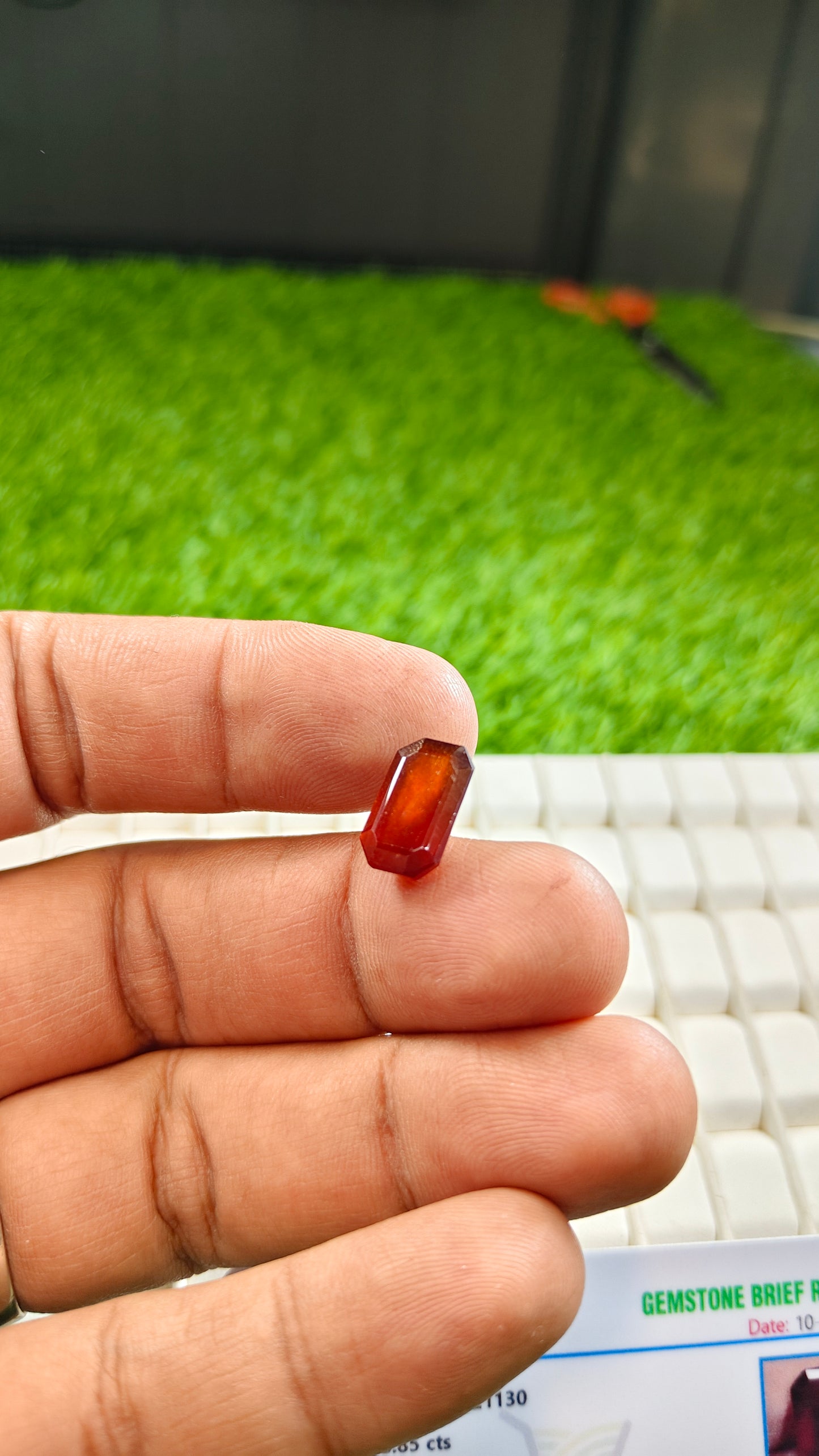 Blue Topaz With Lab Certificate