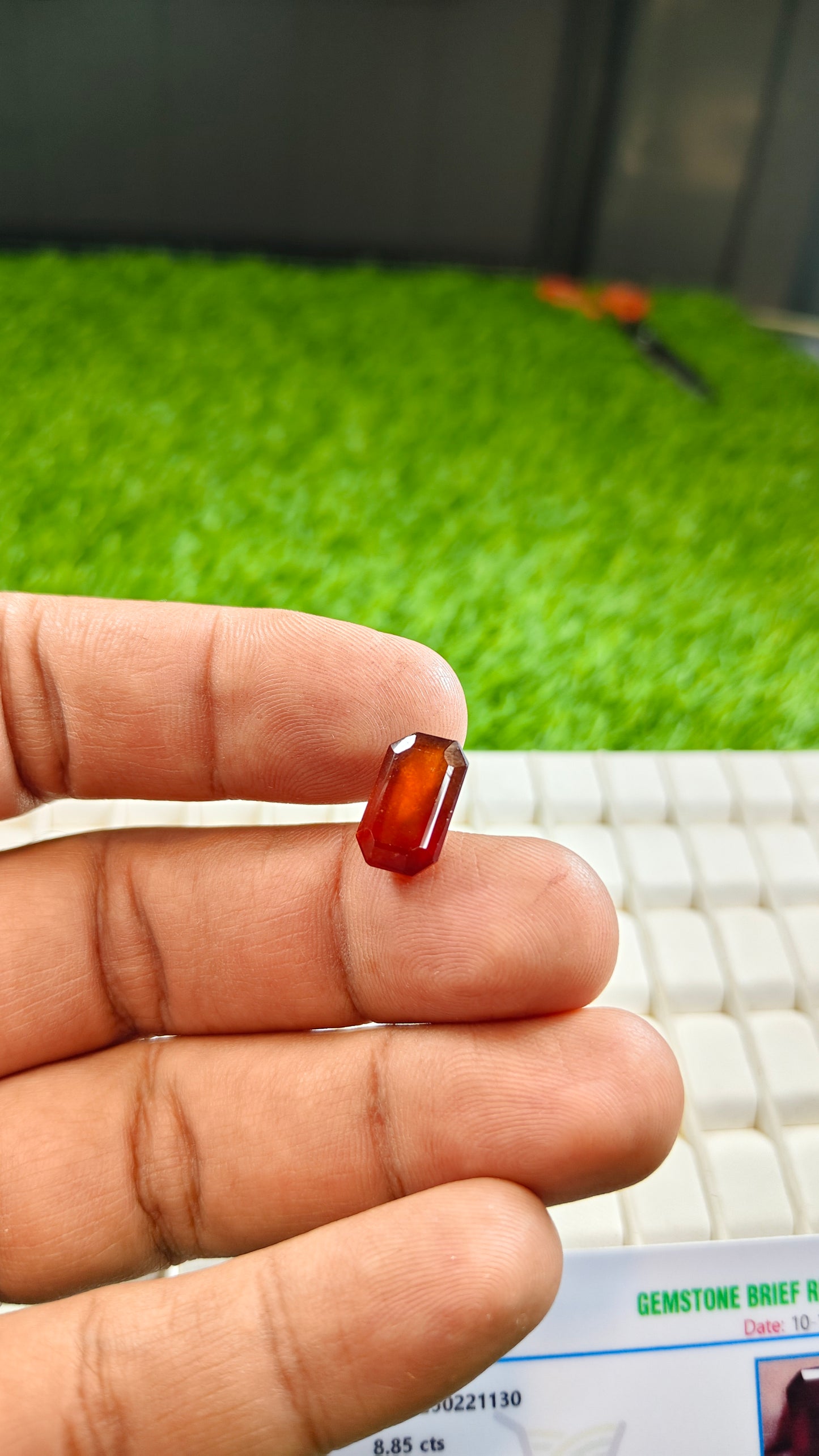 Blue Topaz With Lab Certificate