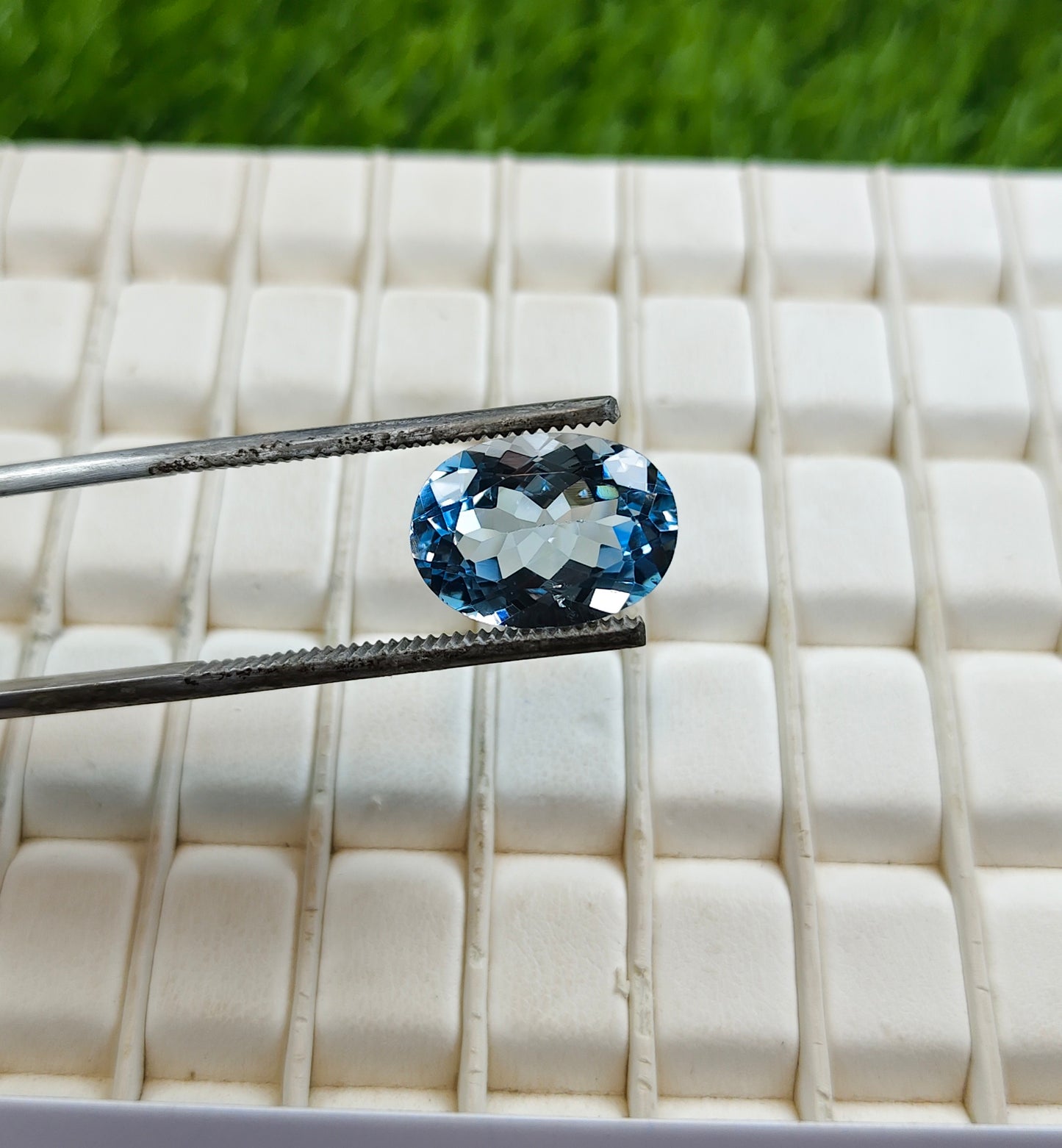 Natural Blue Topaz With Lab Certificate