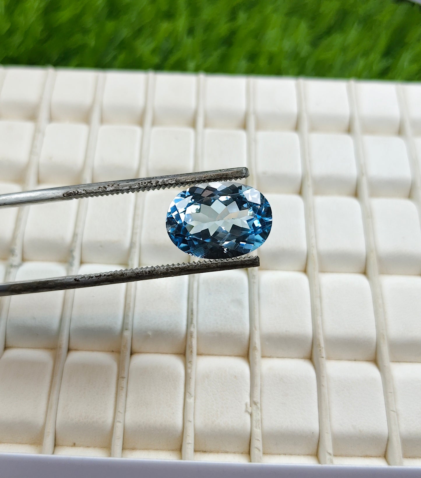 Natural Blue Topaz With Lab Certificate