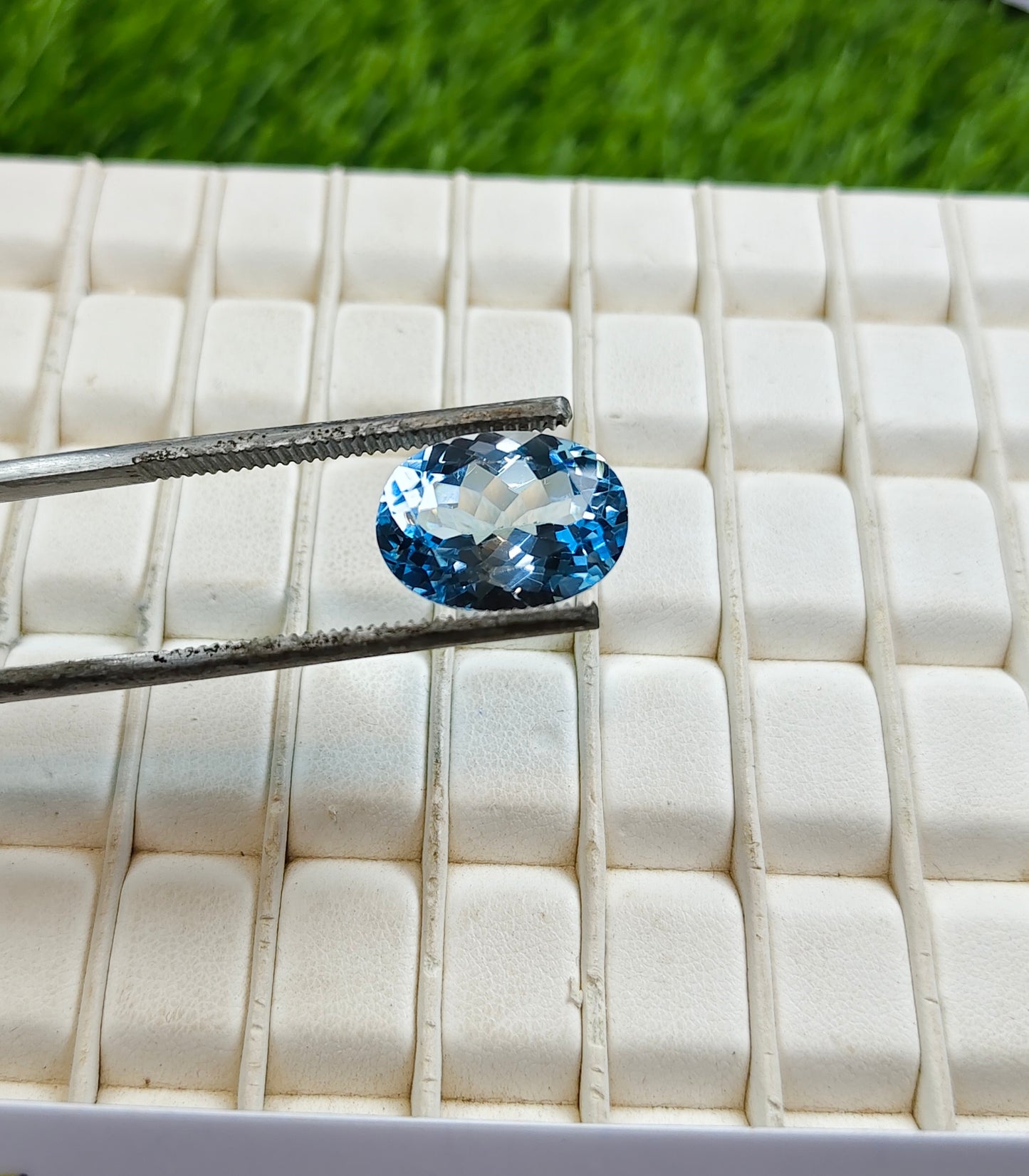 Natural Blue Topaz With Lab Certificate