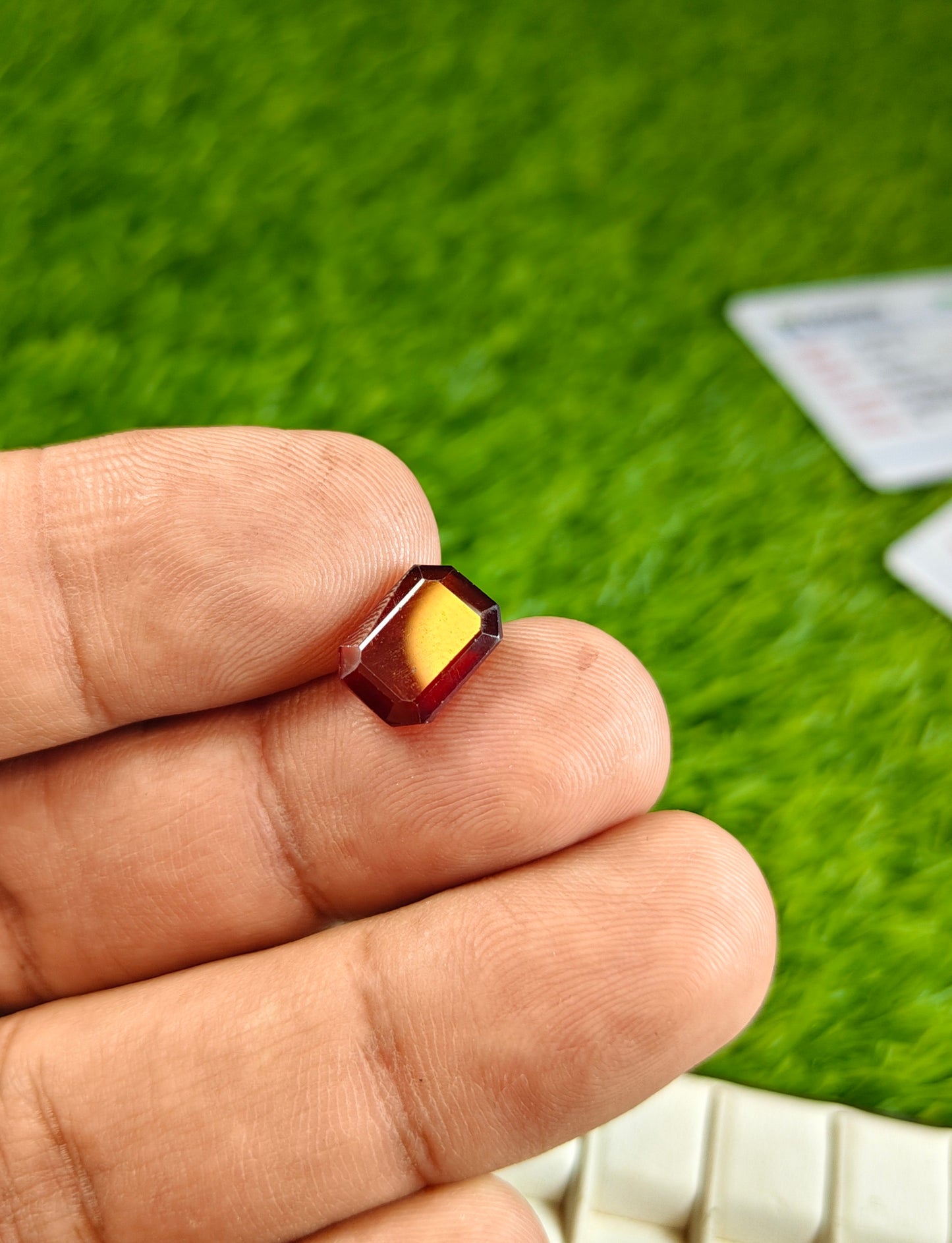 Natural Garnet With Lab Certificate