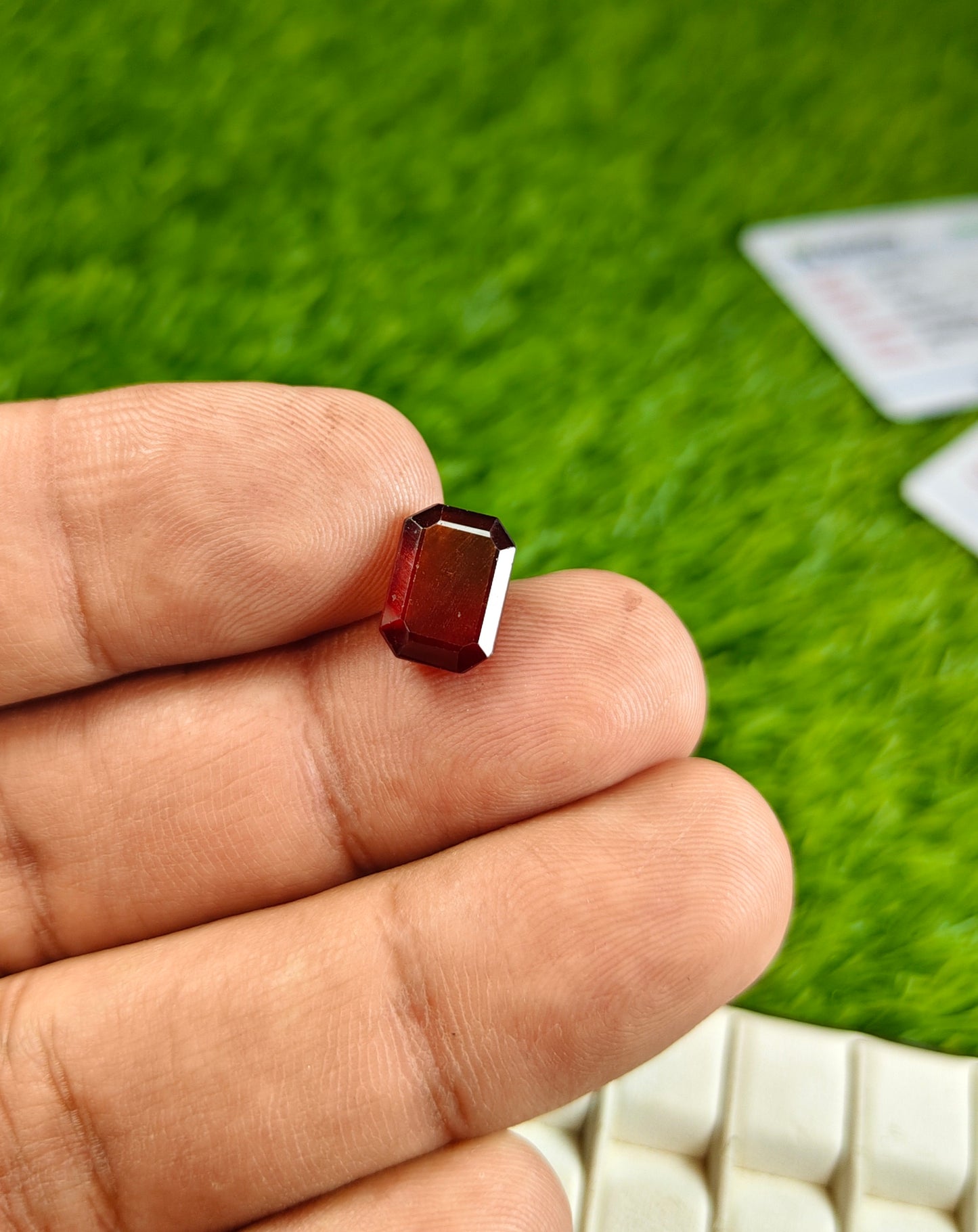 Natural Garnet With Lab Certificate
