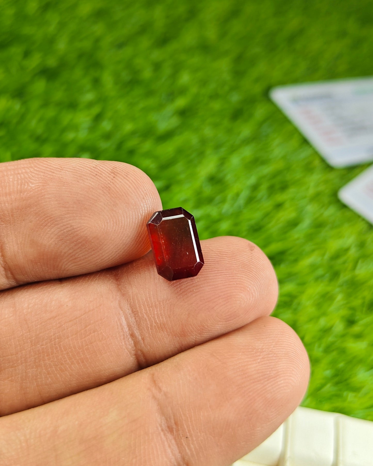 Natural Garnet With Lab Certificate