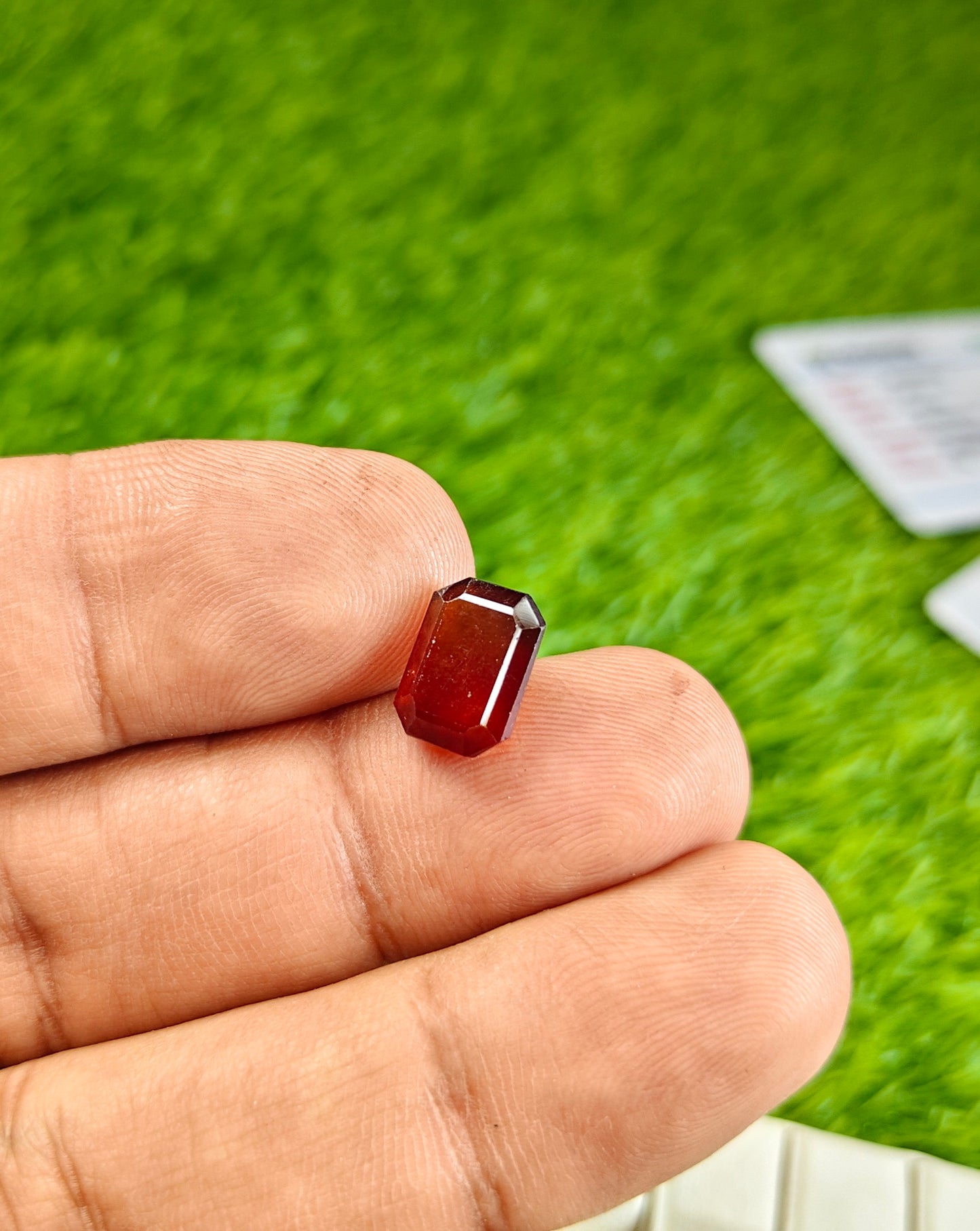 Natural Garnet With Lab Certificate