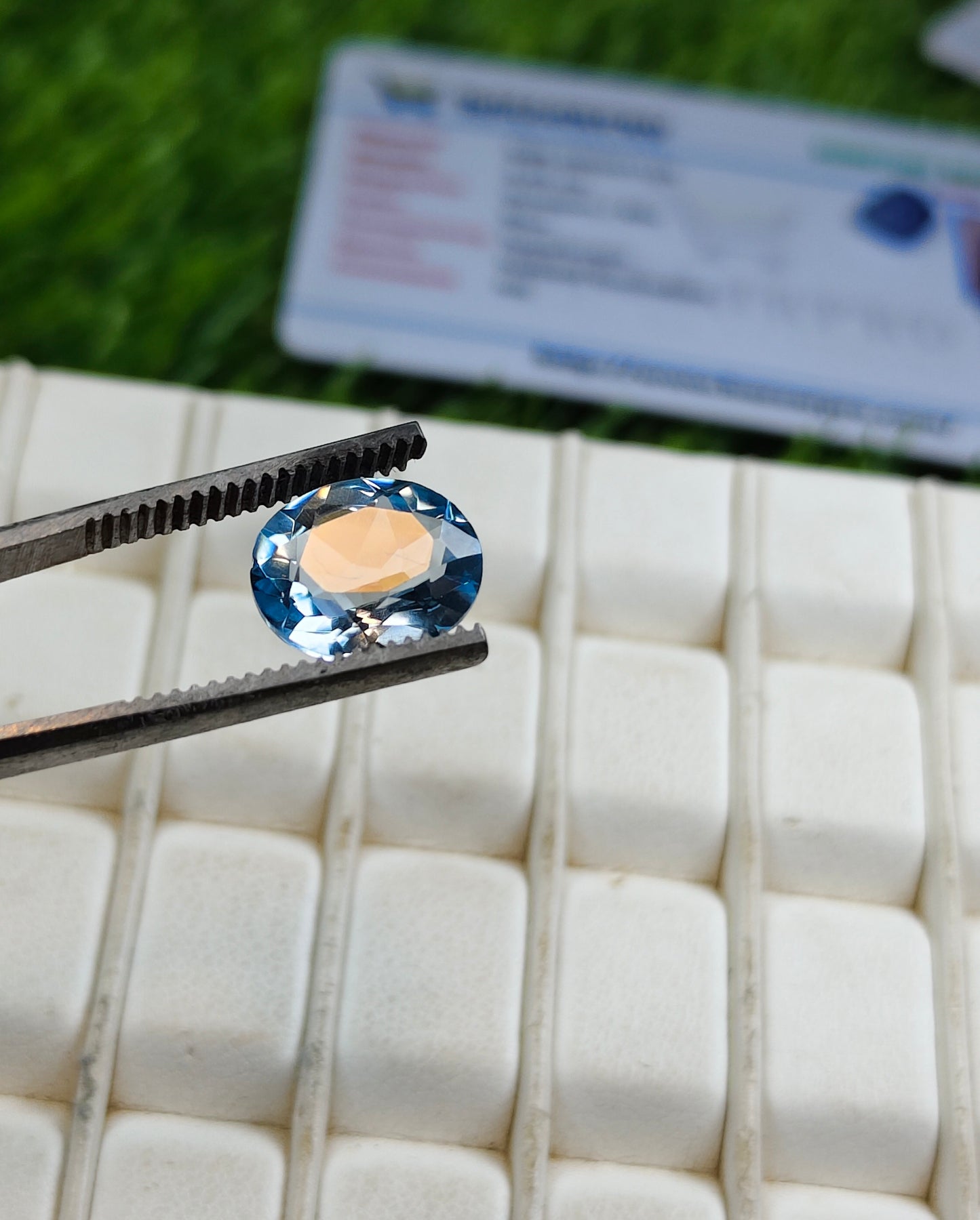 Natural Topaz With Lab Certificate