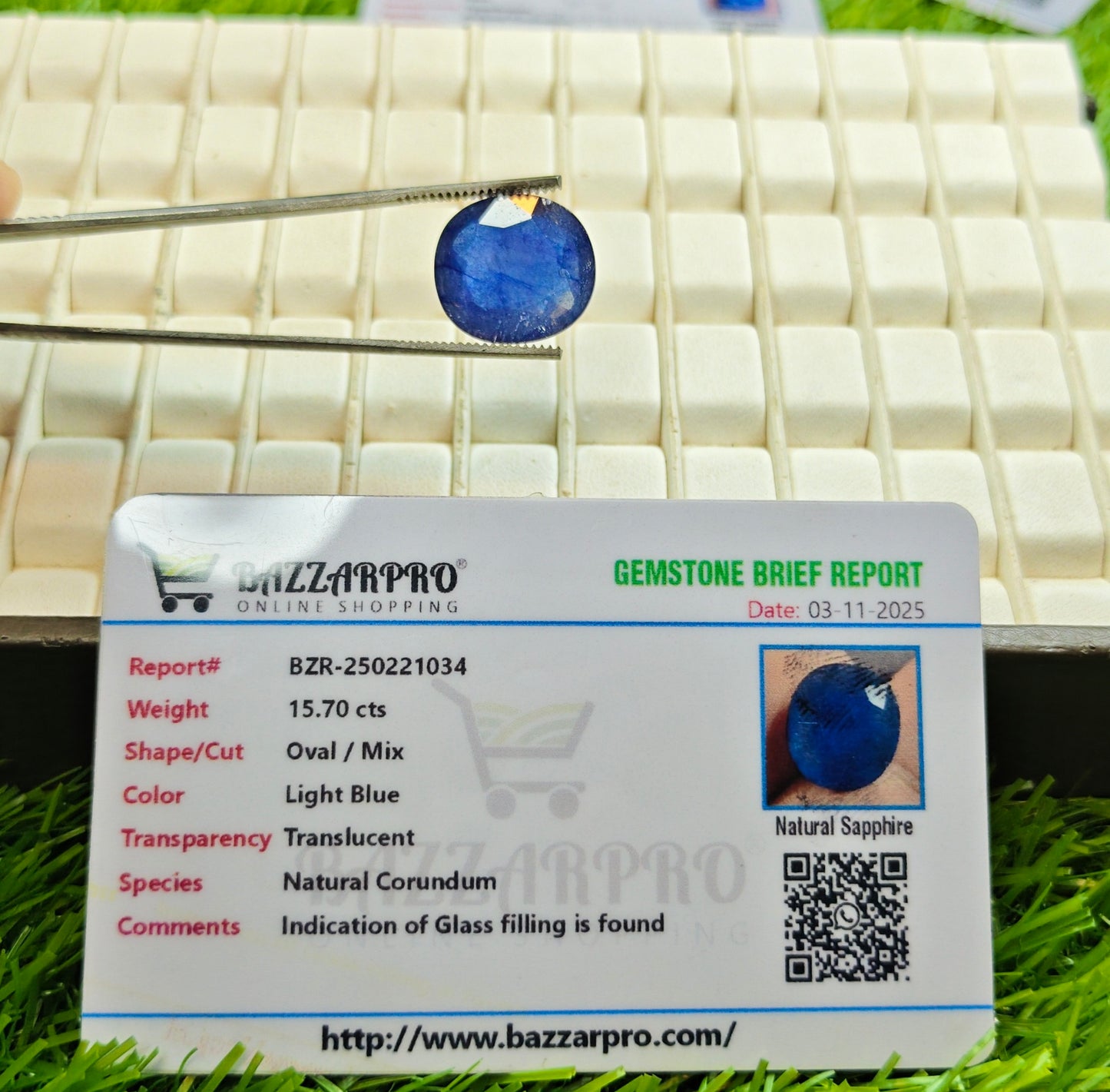 Premium Quality Neelam With Lab Certificate