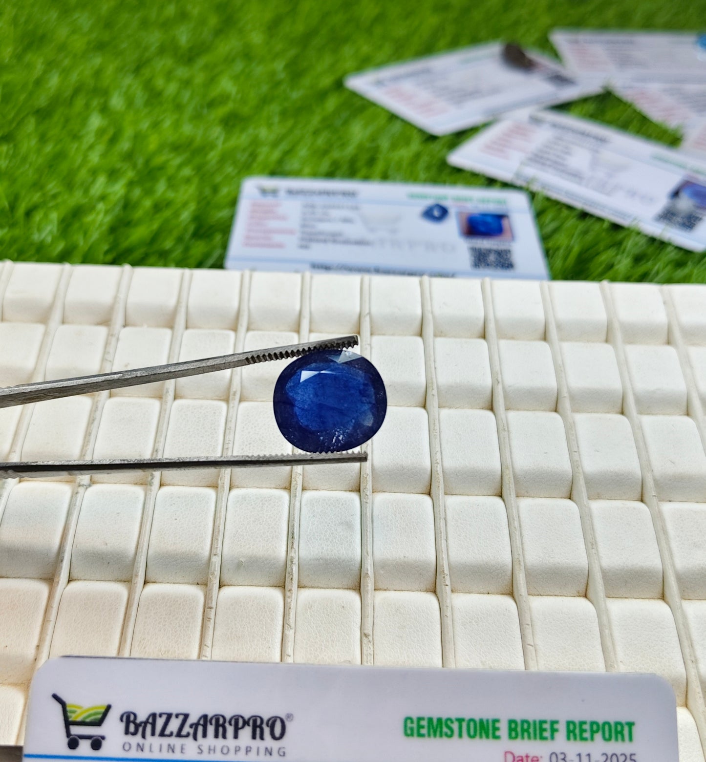 Premium Quality Neelam With Lab Certificate