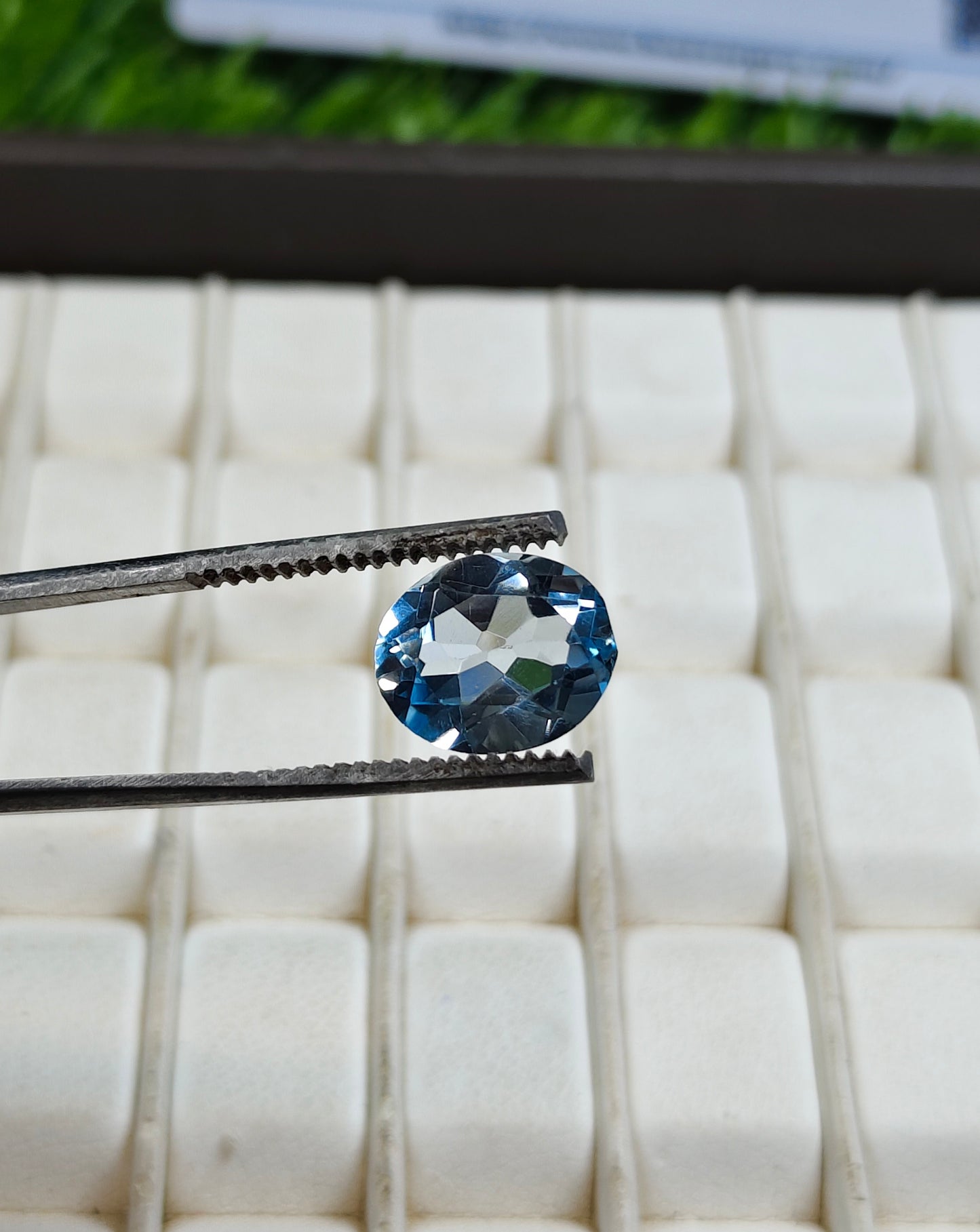 Blue Topaz With Lab Certificate
