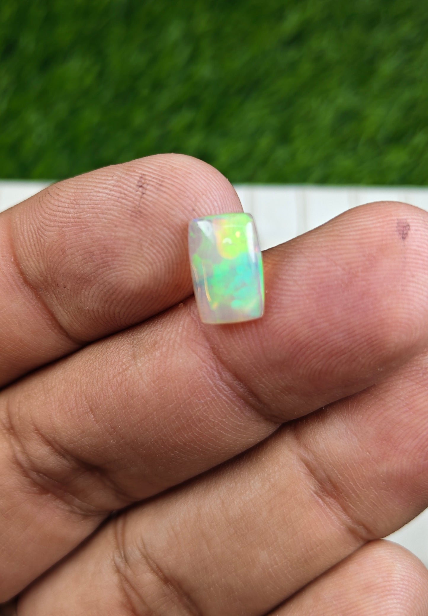 White Fire Opal With Lab Certificate