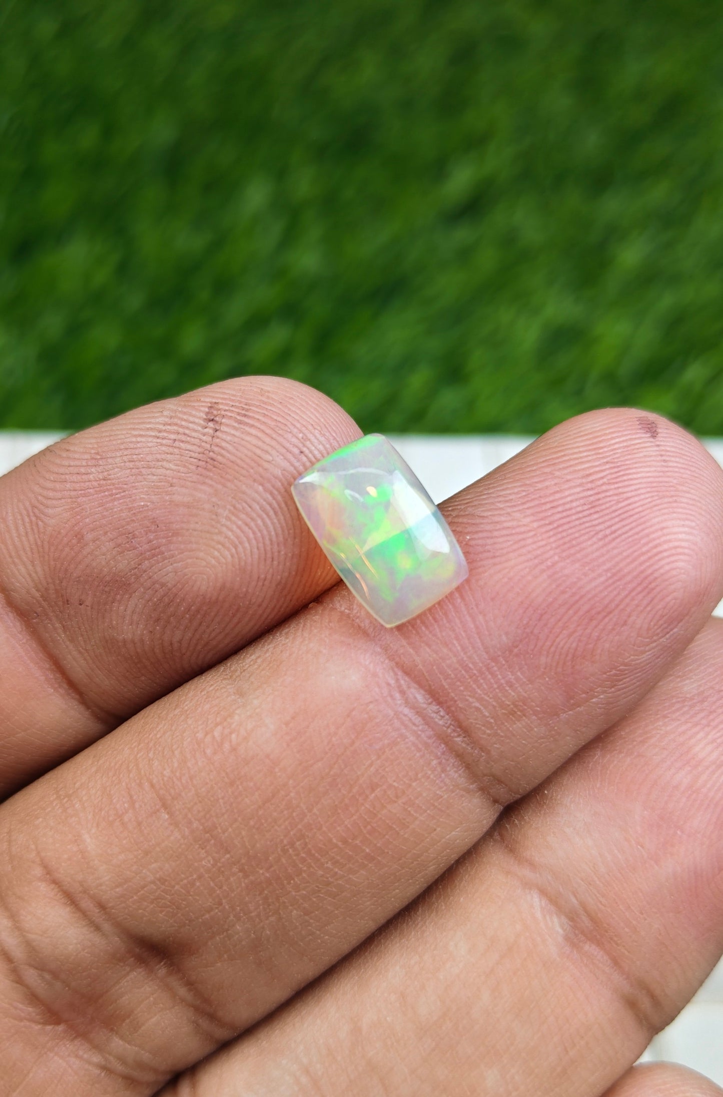 White Fire Opal With Lab Certificate
