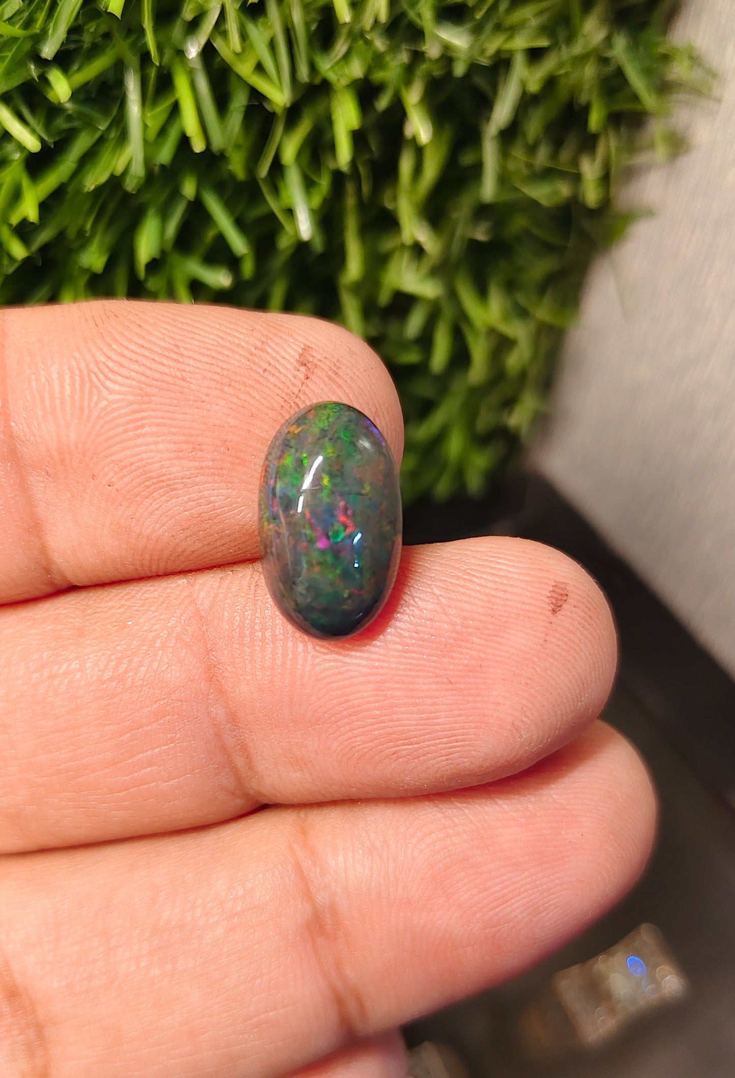 Black Fire Opal With Lab Certificate