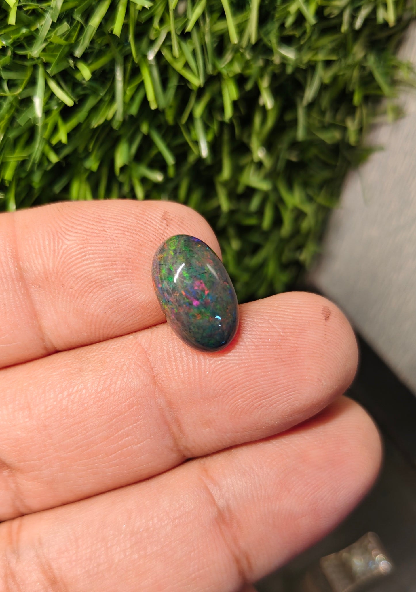 Black Fire Opal With Lab Certificate